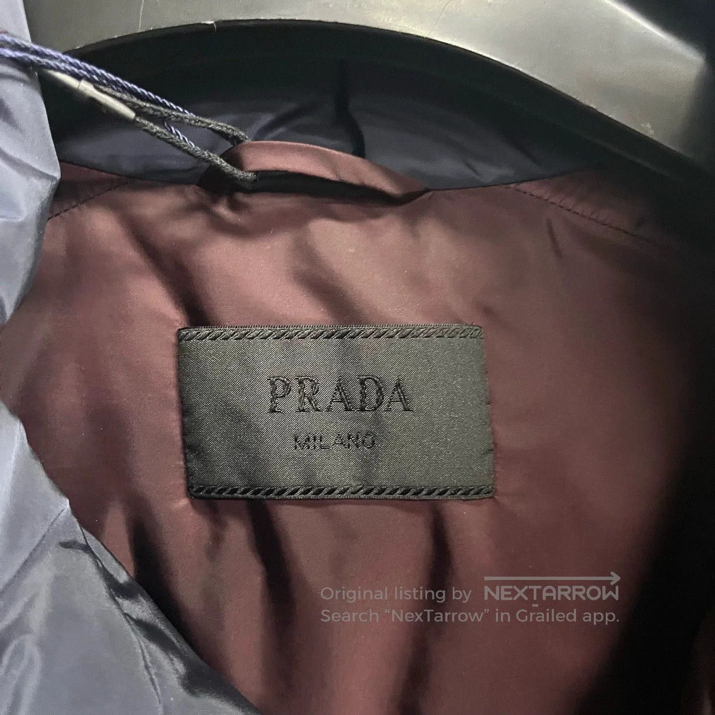 Prada prada navy blue casual hooded down jacket. Size US L / EU 52-54 / 3 - 3 Thumbnail