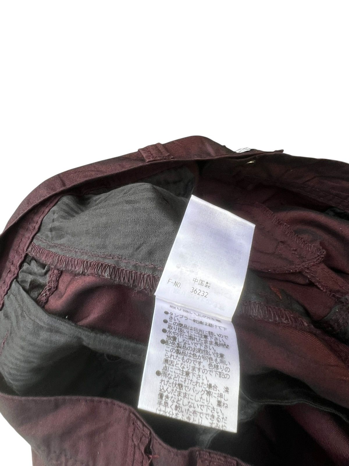 Nicole Club Nicole Club Japan Dark Maroon Cargo Flare Trouser Pant Size US 30 / EU 46 - 22 Thumbnail
