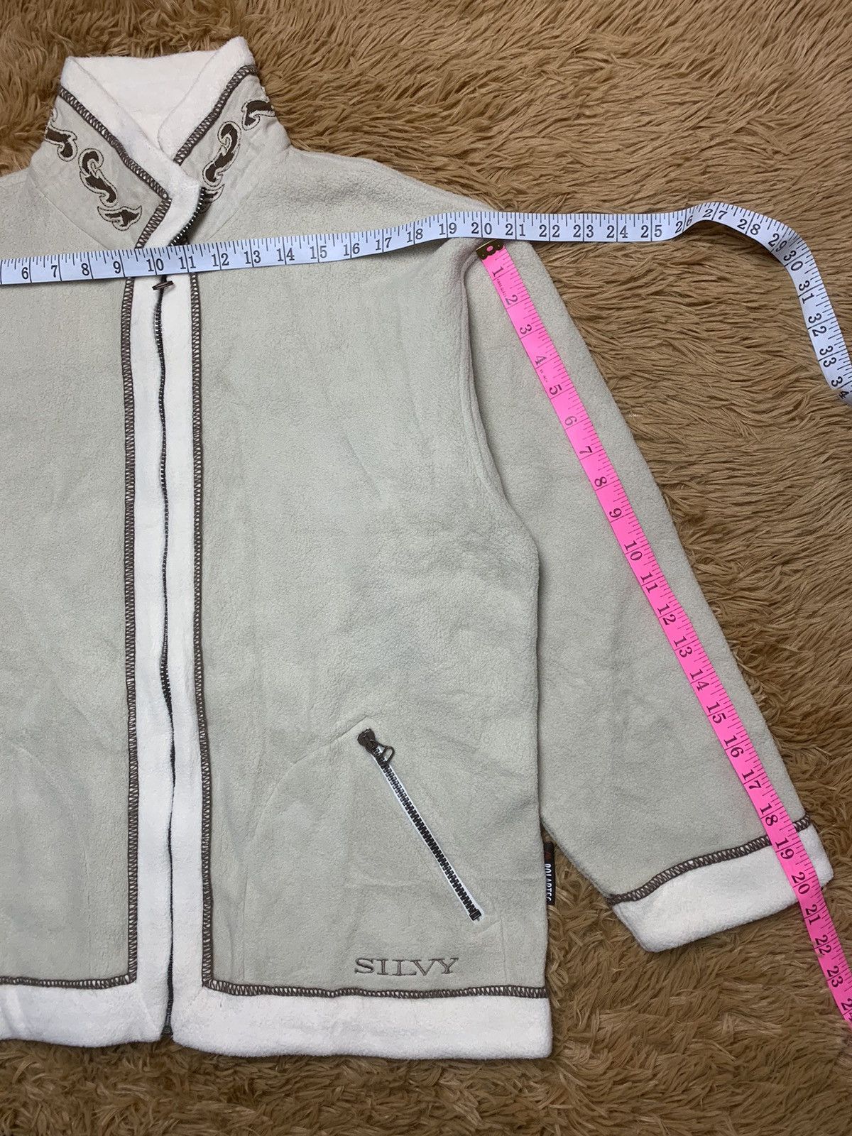 Vintage 90s Silvy Walking Fu Manchu Polartec Sweat Jacket Size US XL / EU 56 / 4 - 15 Thumbnail