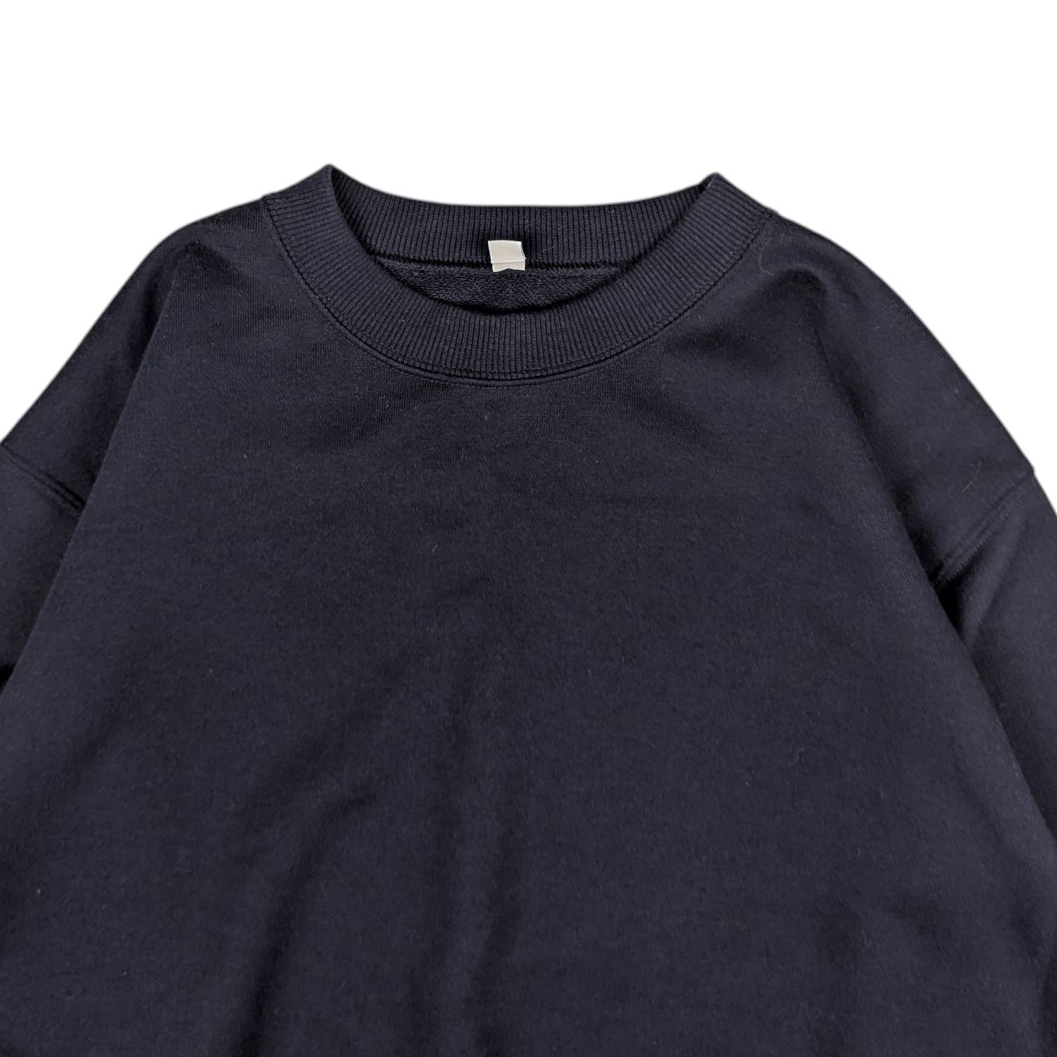 Uniqlo Vintage 90's UNIQLO Dark Blue Plain Sweatshirts Jumper Size US M / EU 48-50 / 2 - 4 Thumbnail