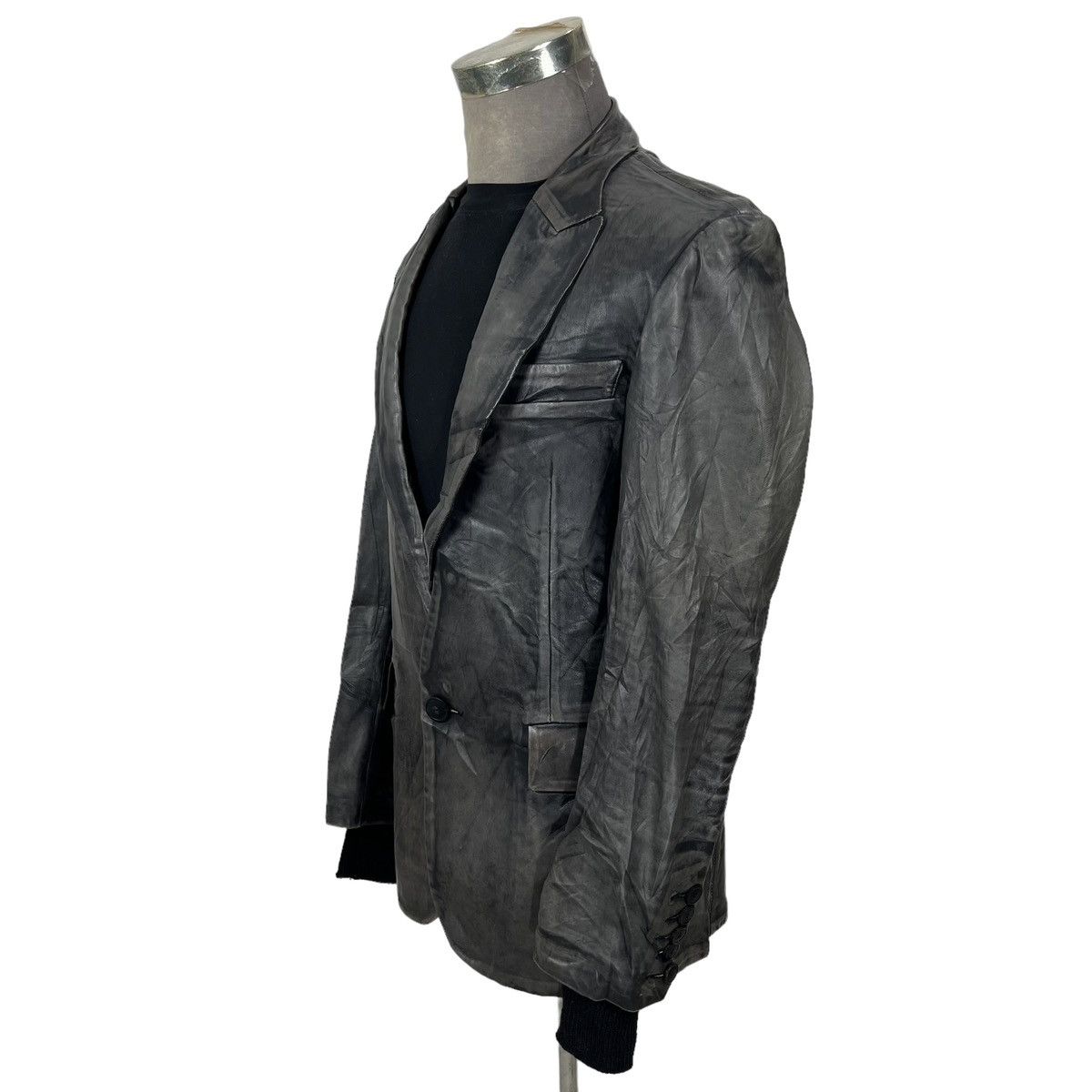 Isaac Sellam Experience Lamb Leather Jacket Size US M / EU 48-50 / 2 - 2 Thumbnail