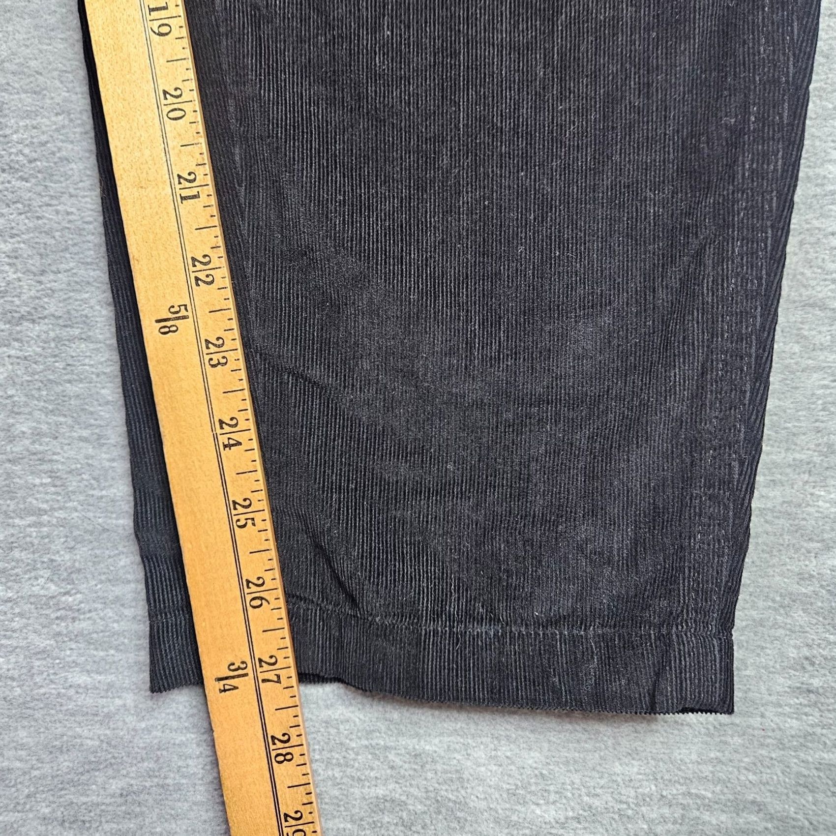 Cos COS Women’s Black Corduroy High Rise Straight Leg Pant Size EUR 36 Size 25" / US 0 / IT 36 - 5 Thumbnail