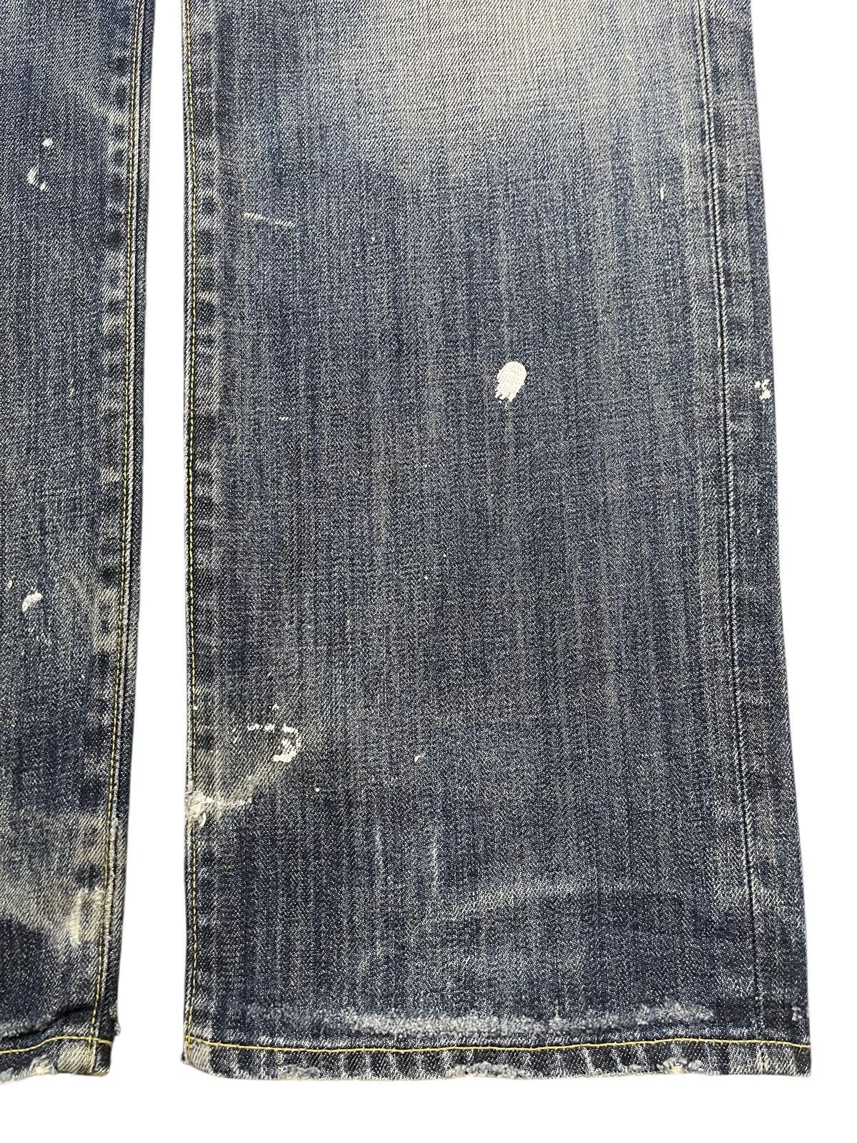Uniqlo Vintage Japan Uniqlo Faded Wash Paint Splatter Distressed Size US 34 / EU 50 - 8 Thumbnail