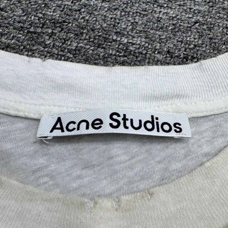 Acne Studios Acne Studios A white distressed shirt Size US XS / EU 42 / 0 - 2 Thumbnail