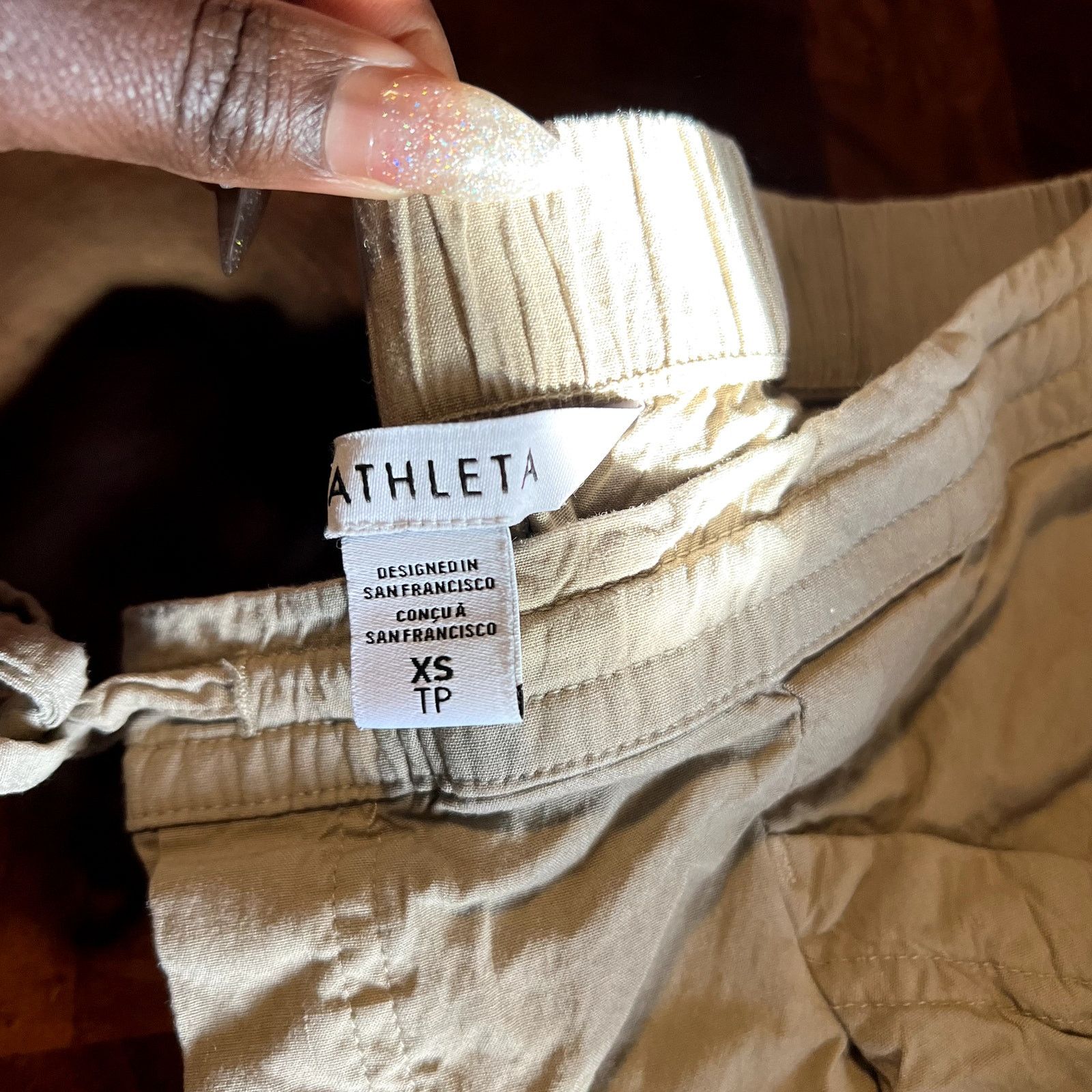 Athleta Tan Athleta Cargo Khakis Size 24" / US 00 / IT 34 - 4 Thumbnail