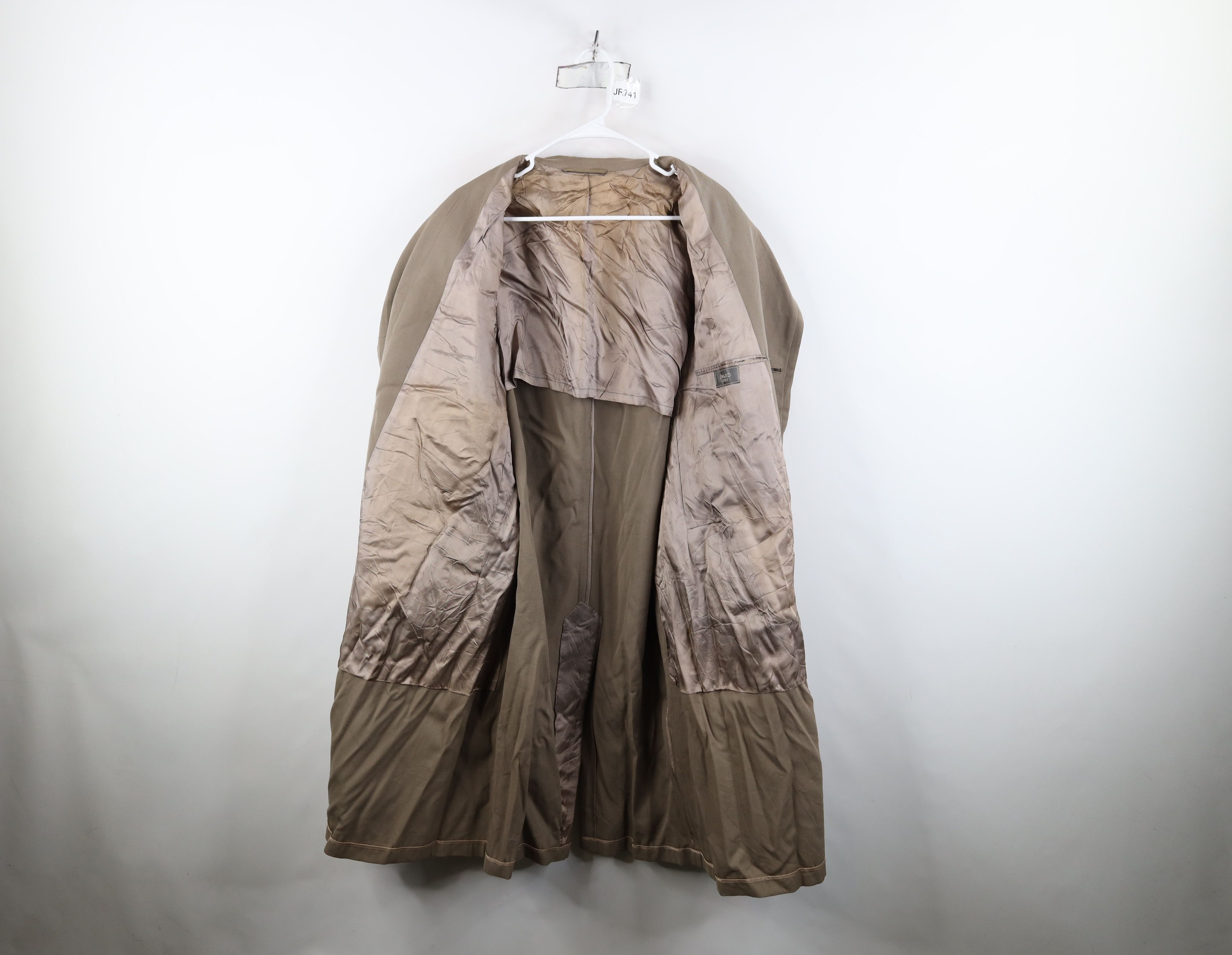 Vintage Vintage 70s Streetwear Gabardine Trench Coat Jacket USA Size US XL / EU 56 / 4 - 9 Thumbnail
