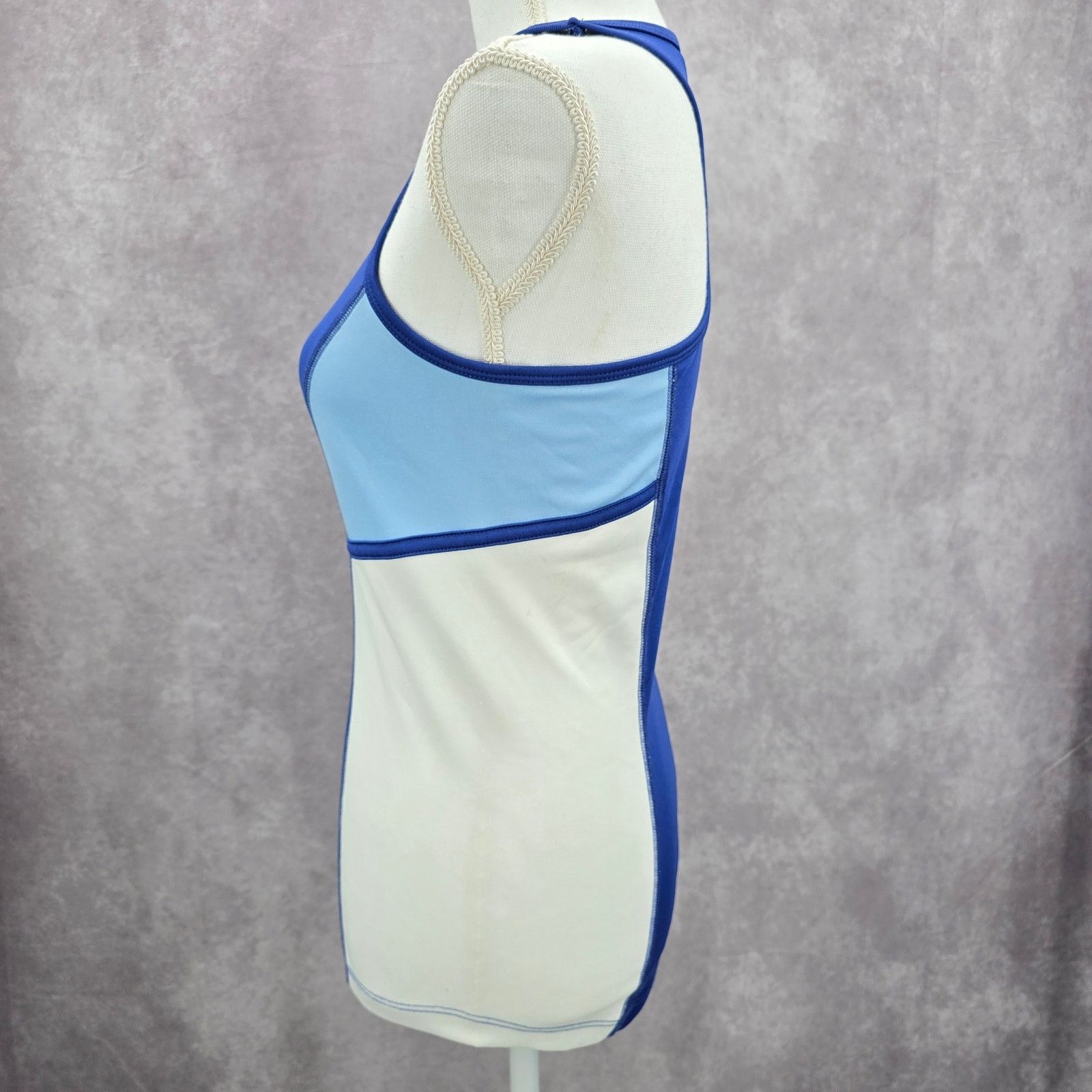 Grand Slam Grand Slam Blue Racerback Activewear Tank Top Small Size S / US 4 / IT 40 - 4 Thumbnail