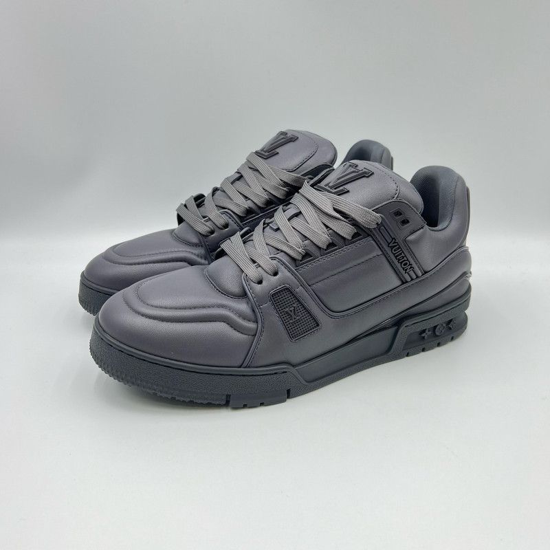 Louis Vuitton Black Low-Top Trainer Shoes 0079