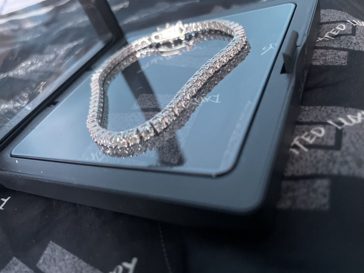 Other Moissanite Tennis Bracelet 7” 3mm Size ONE SIZE - 2 Thumbnail