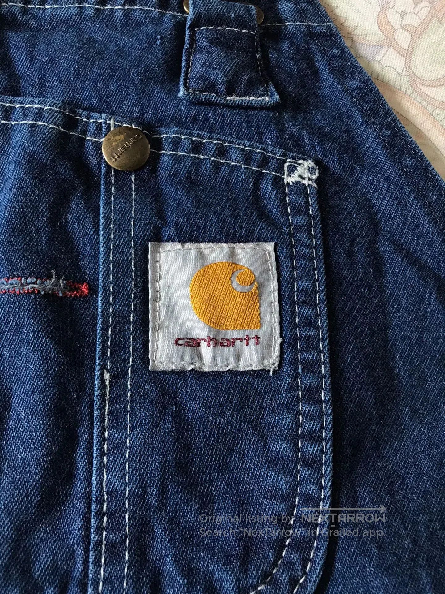 Carhartt Carhartt R07 Denim Overalls W38L30. Size US 38 / EU 54 - 5 Thumbnail