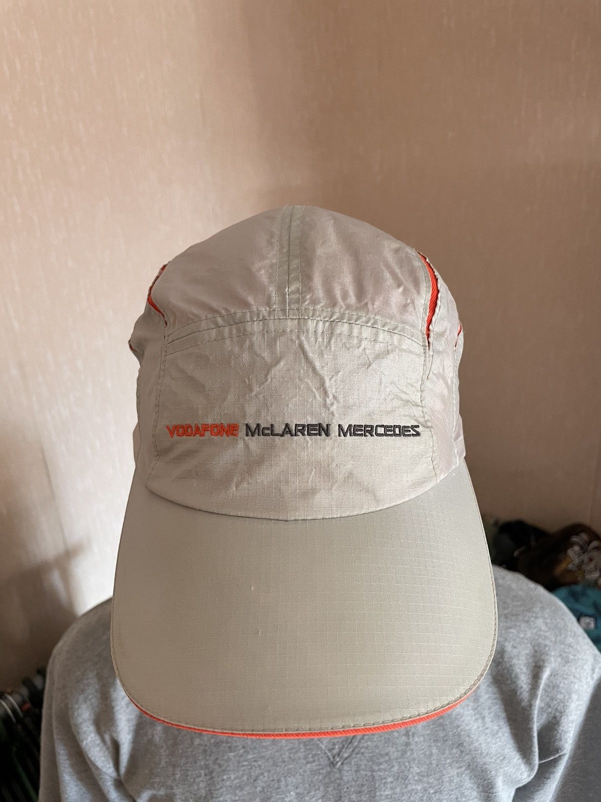 Malcolm McLaren × Mercedes-Benz × Vintage Vintage Vodafone McLaren Mercedes Racing Cap Size ONE SIZE - 2 Thumbnail