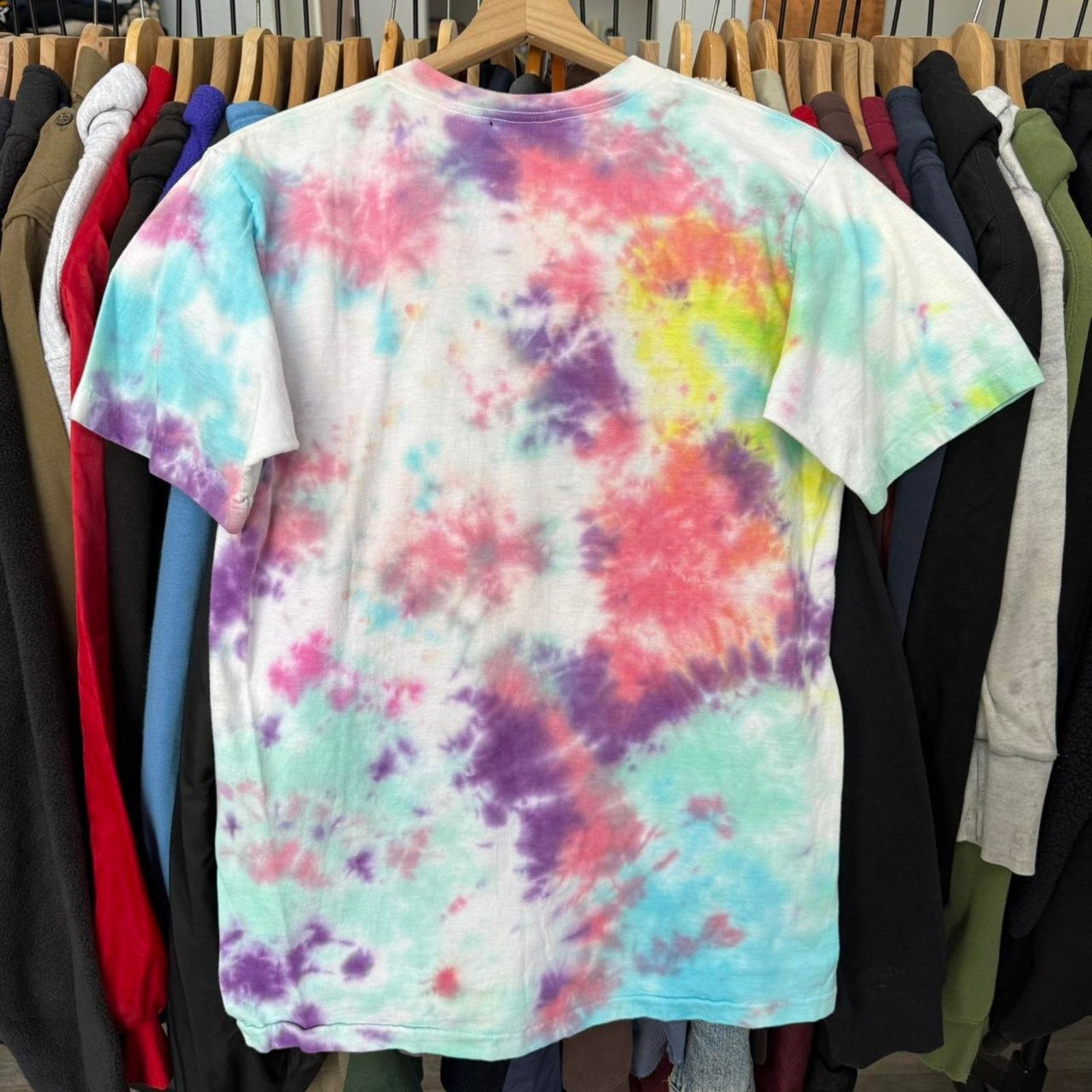 Hard Rock Cafe Vintage 90s Hard Rock Cafe Washington D.C. Tie Dye T-Shirt Size US L / EU 52-54 / 3 - 6 Thumbnail