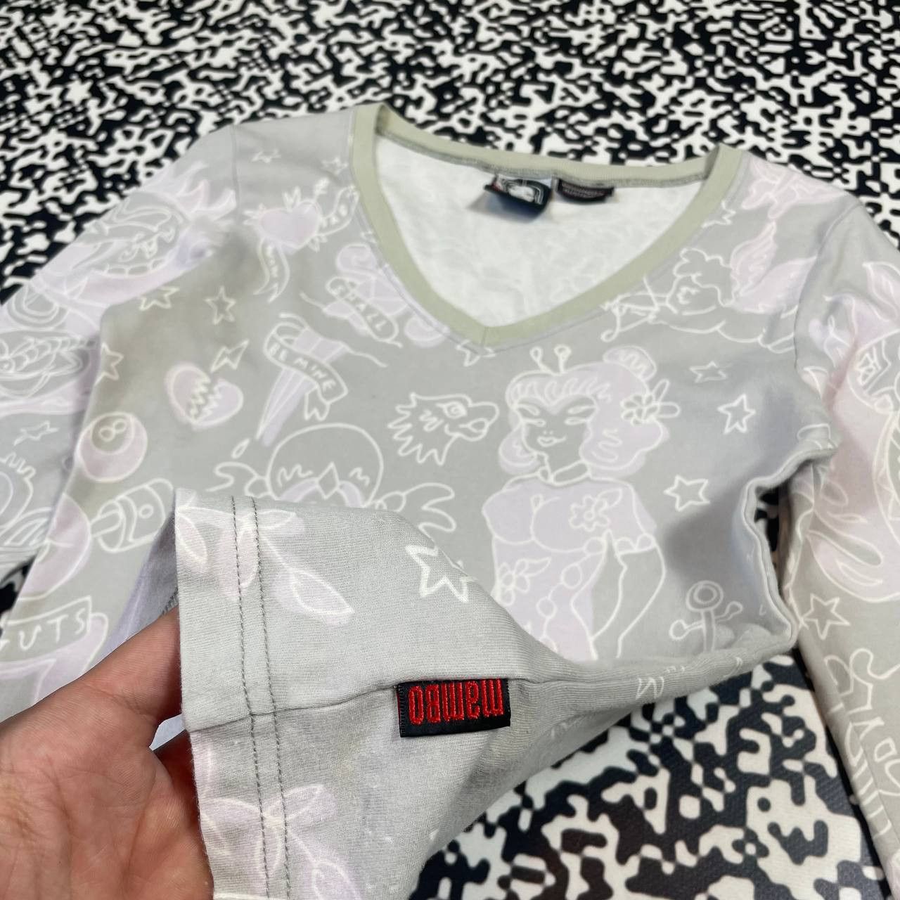 Mambo Vintage Y2K Mambo Monogram Retro Surf Style Longsleeve Size S / US 4 / IT 40 - 8 Thumbnail