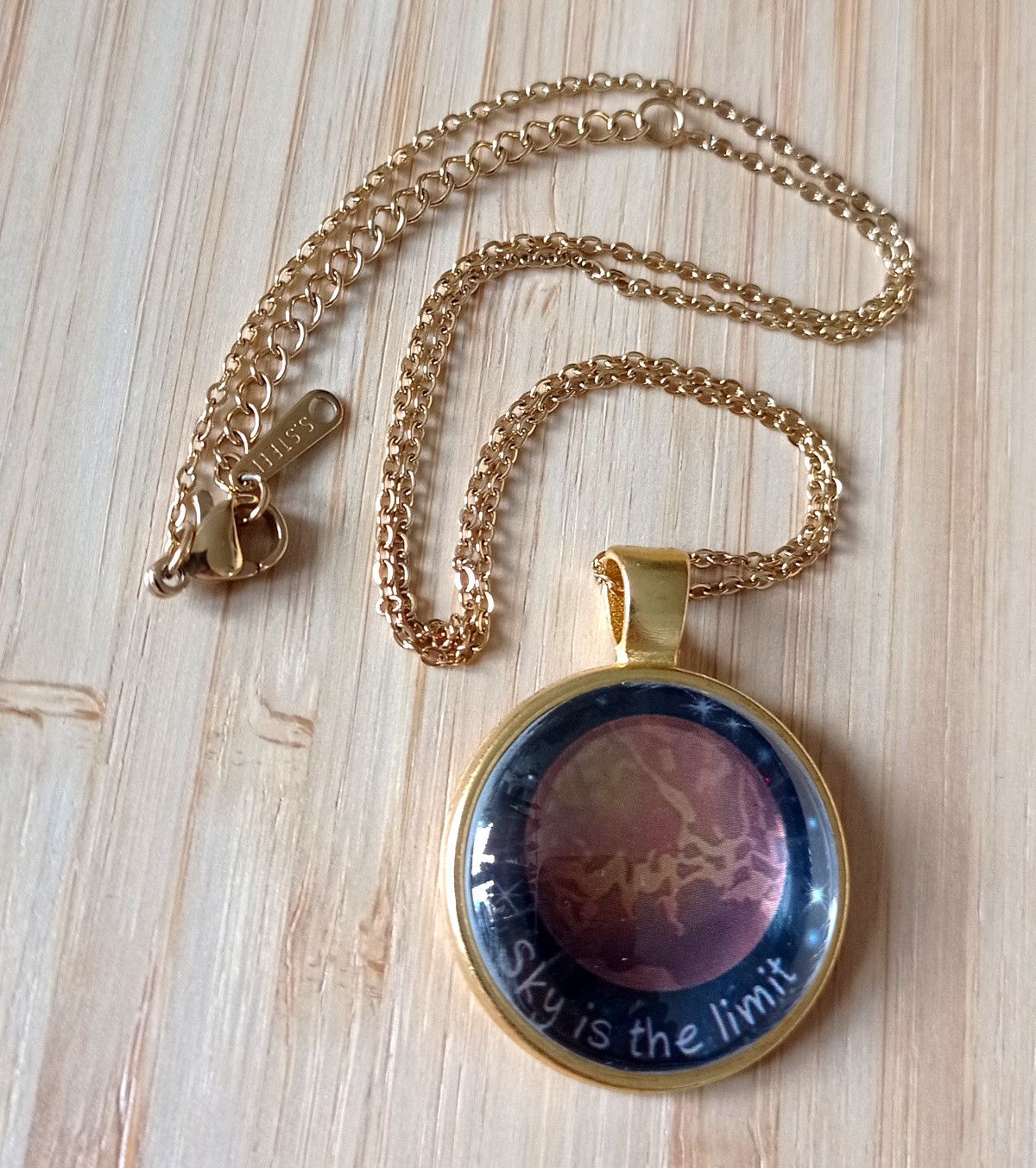 Hysteric Glamour × Japanese Brand × Vintage Punk Tiny Planet Venus Stainless Steel Gold Necklace Unique Size ONE SIZE - 5 Thumbnail