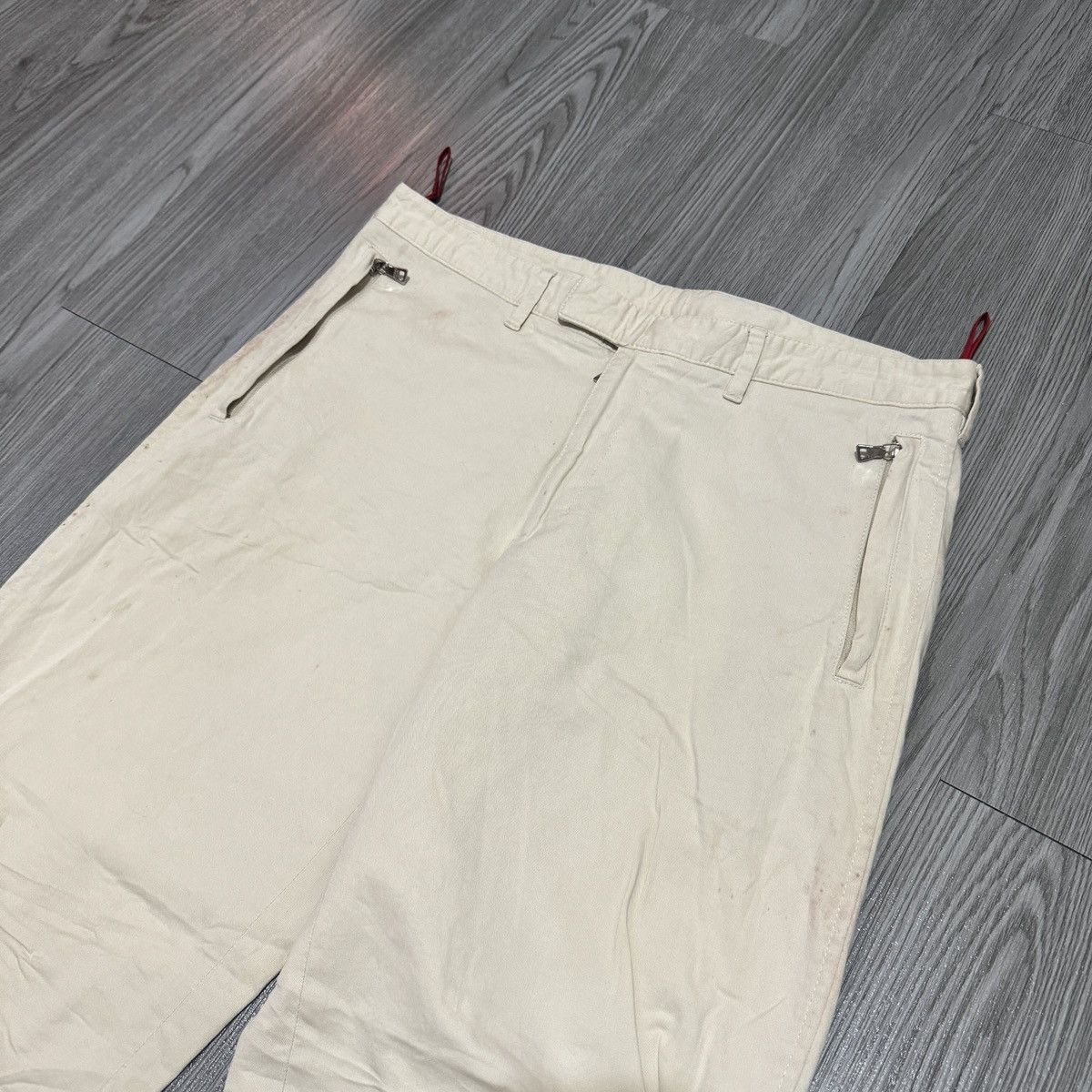 Prada Prada Cream Chinos Pants Size US 30 / EU 46 - 6 Thumbnail