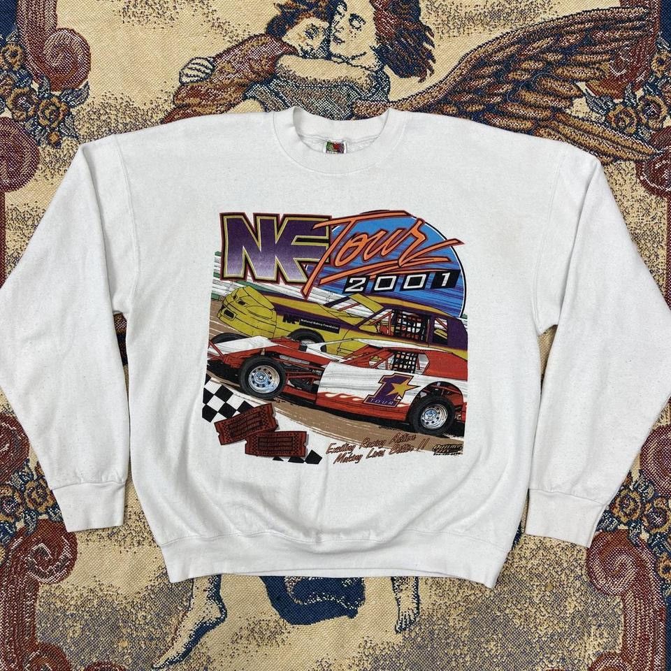 Vintage Vintage 2001 NKF Tour Racing Sweatshirt Size US XL / EU 56 / 4 - 1 Thumbnail