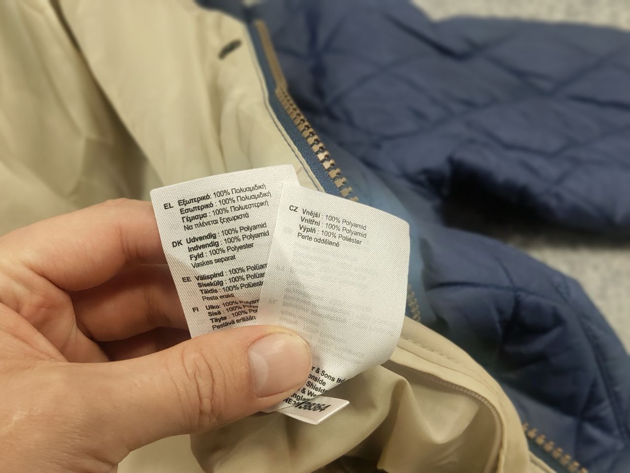 Barbour flyweight cavalry quilted Pocket Classic Zip jacket