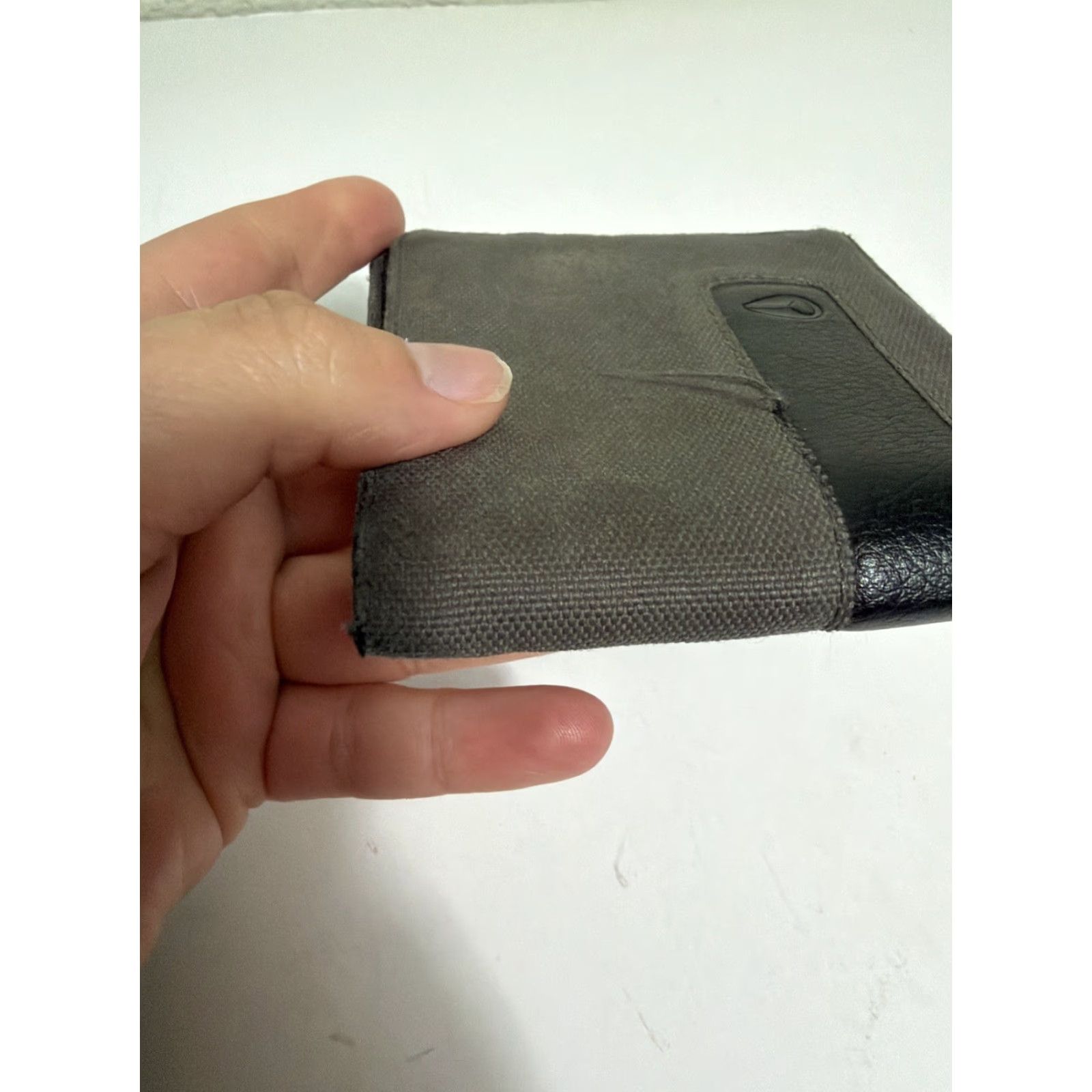 Nixon Nixon Showoff Wallet Bifold Men Canvas Leather Gray Black 4x3.5 Size ONE SIZE - 5 Thumbnail
