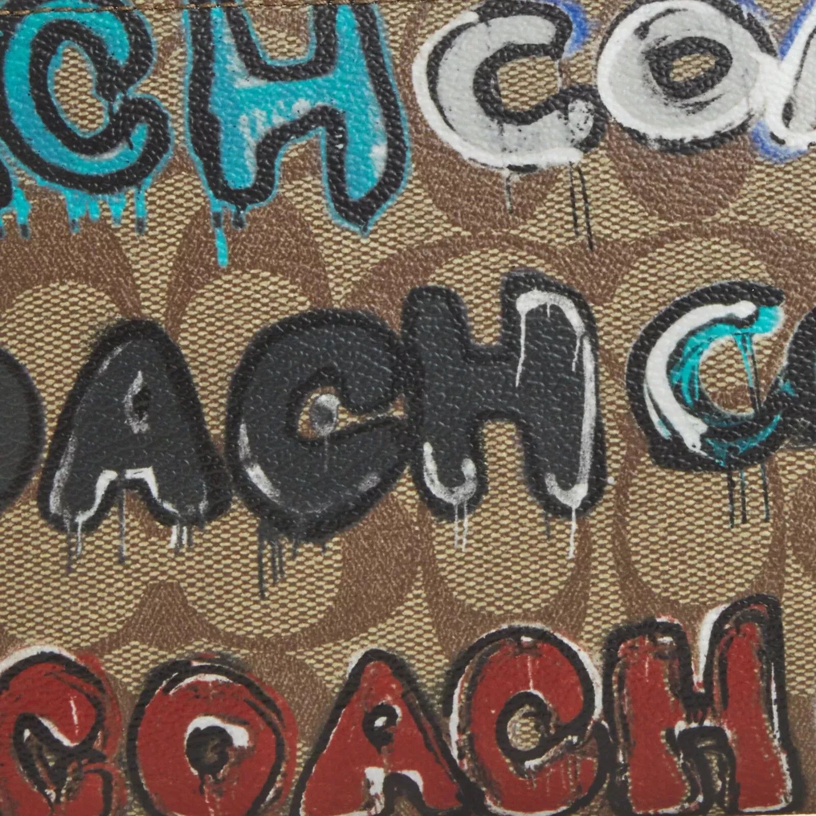 Coach Coach Limited Edition Mint + Serf Long Zip Around Wallet Size ONE SIZE - 3 Thumbnail