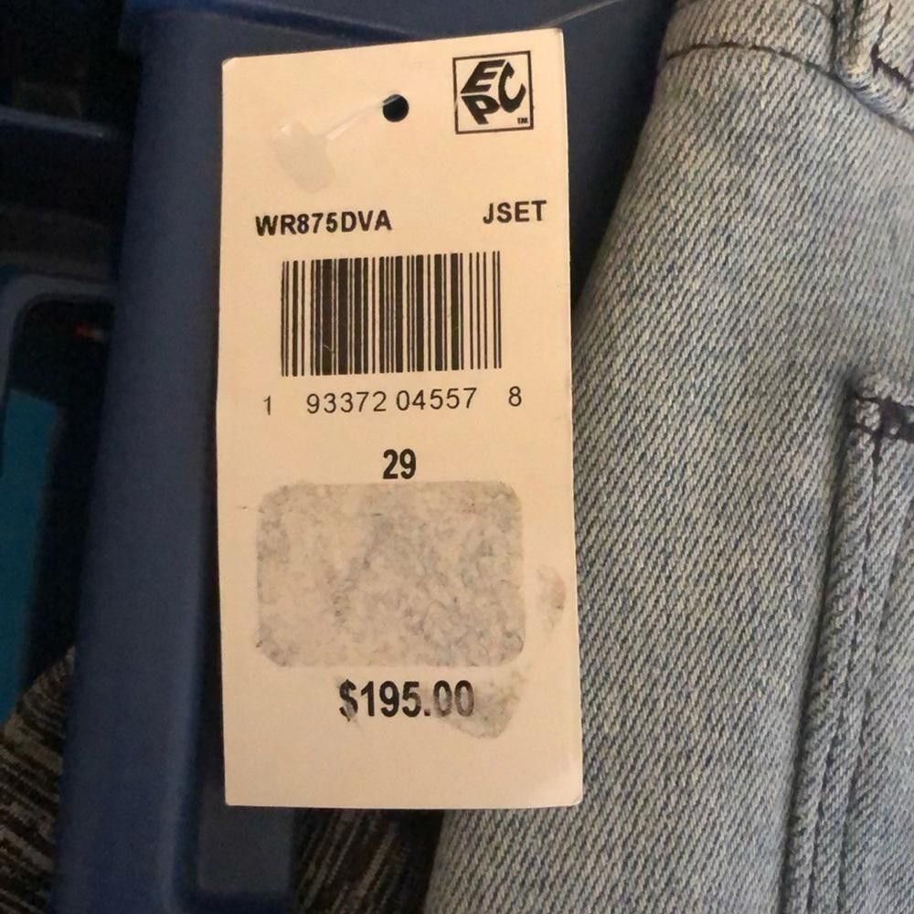 Designer NWT Hudson Jeans Jean Highwaisted Skirt Sz 29 Size 30" / US 8 / IT 44 - 5 Thumbnail