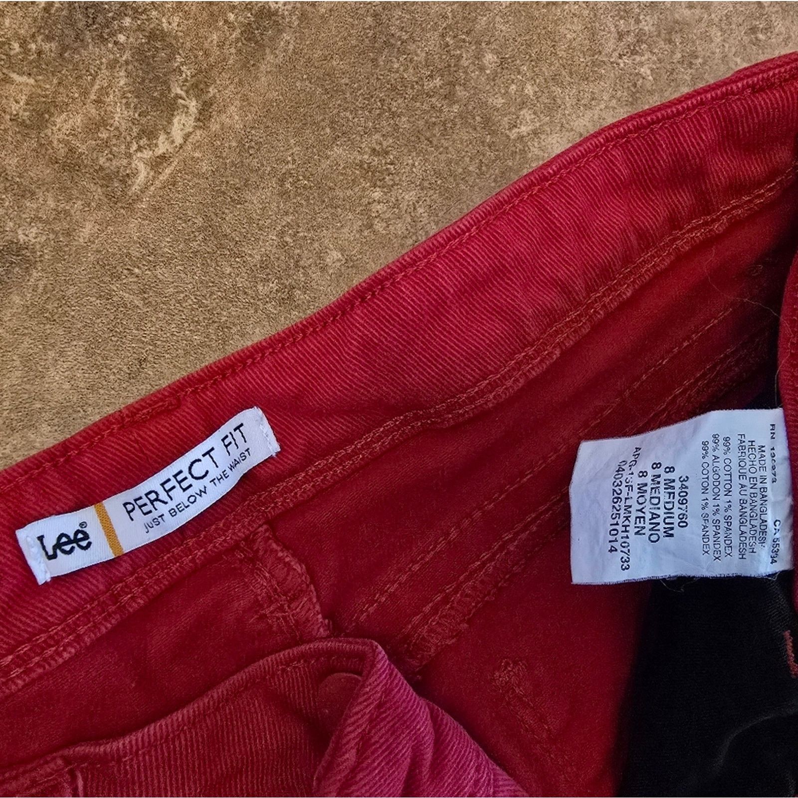 Lee Red Classic | LEE | Perfect Fit Colored Jean Size 30" / US 8 / IT 44 - 3 Thumbnail