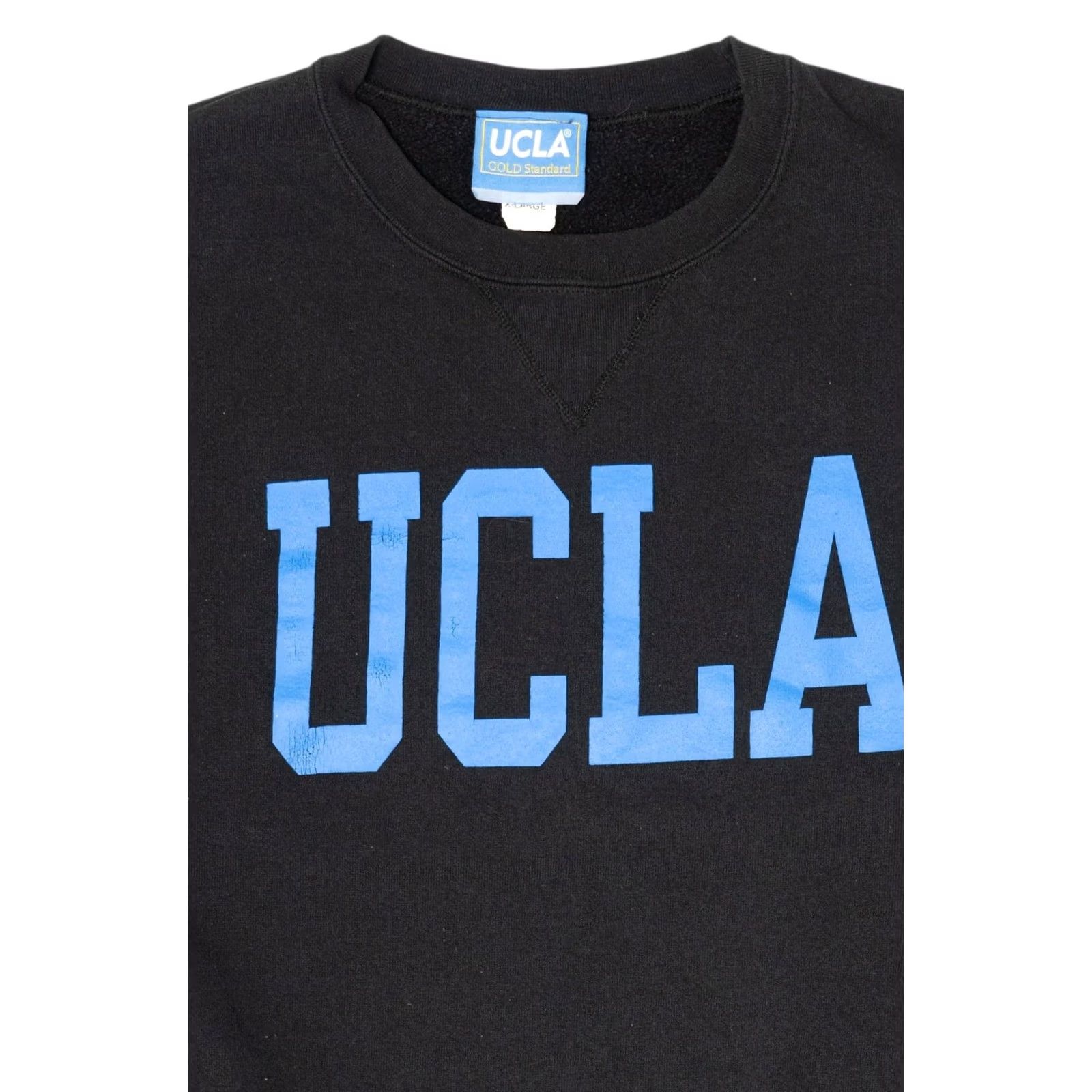 Vintage VINTAGE UCLA Sweatshirt Shirt Adults XL Black 1990s Mens Womens Students UCLA Size US XL / EU 56 / 4 - 6 Thumbnail