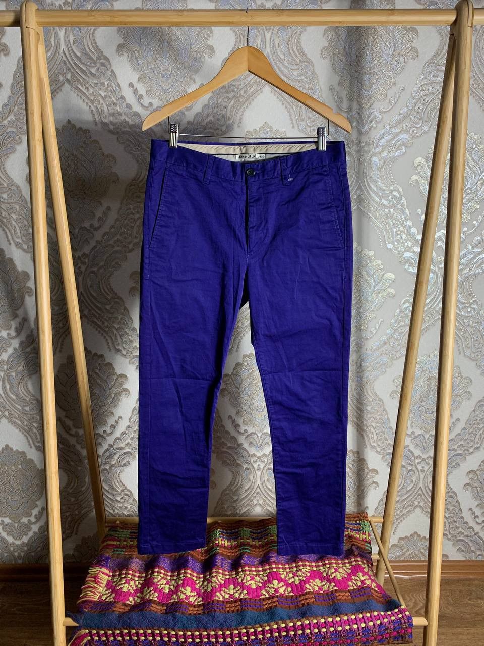 Acne Studios VERY RARE ACNE STUDIOS ROC SATIN SS14 CASUAL CHINO DESIGNER Size US 34 / EU 50 - 1 Thumbnail