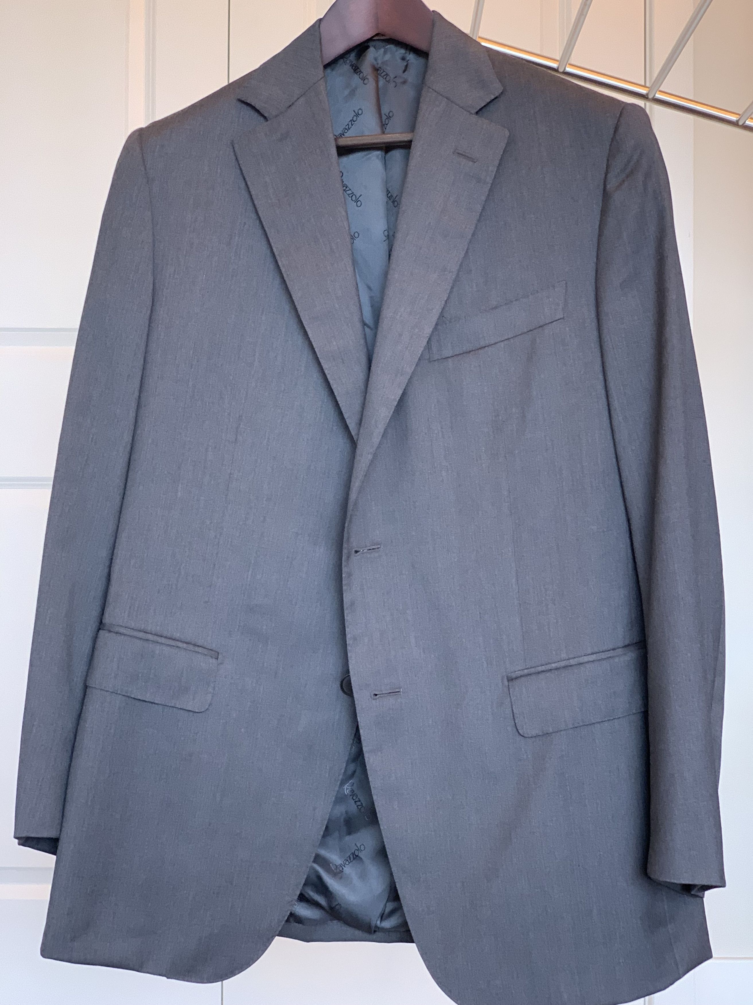 Ravazzolo Ravazzolo Grey Blazer Jacket Size 42R Size 42R - 2 Thumbnail