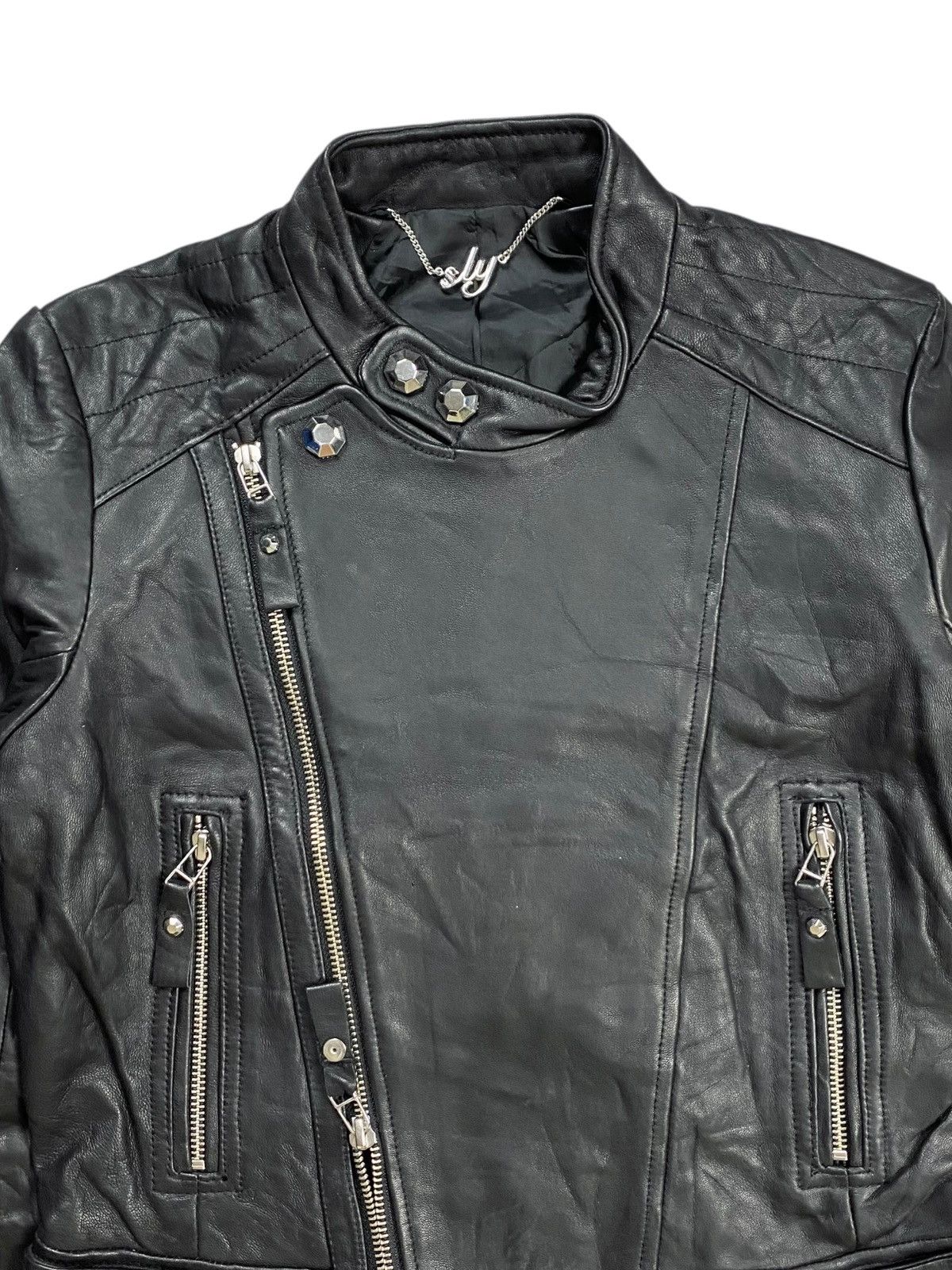 Ekam 2000s SLY - Cyber Rider Leather Jacket Size US M / EU 48-50 / 2 - 5 Thumbnail
