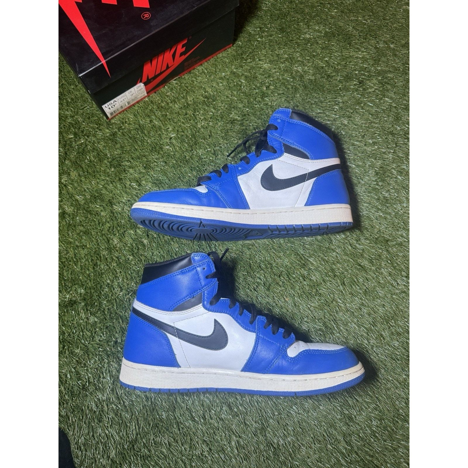 Jordan Brand Jordan 1 Retro High OG Game Royal 2018 Size 10.5 Men’s Size US 10.5 / EU 43-44 - 2 Thumbnail