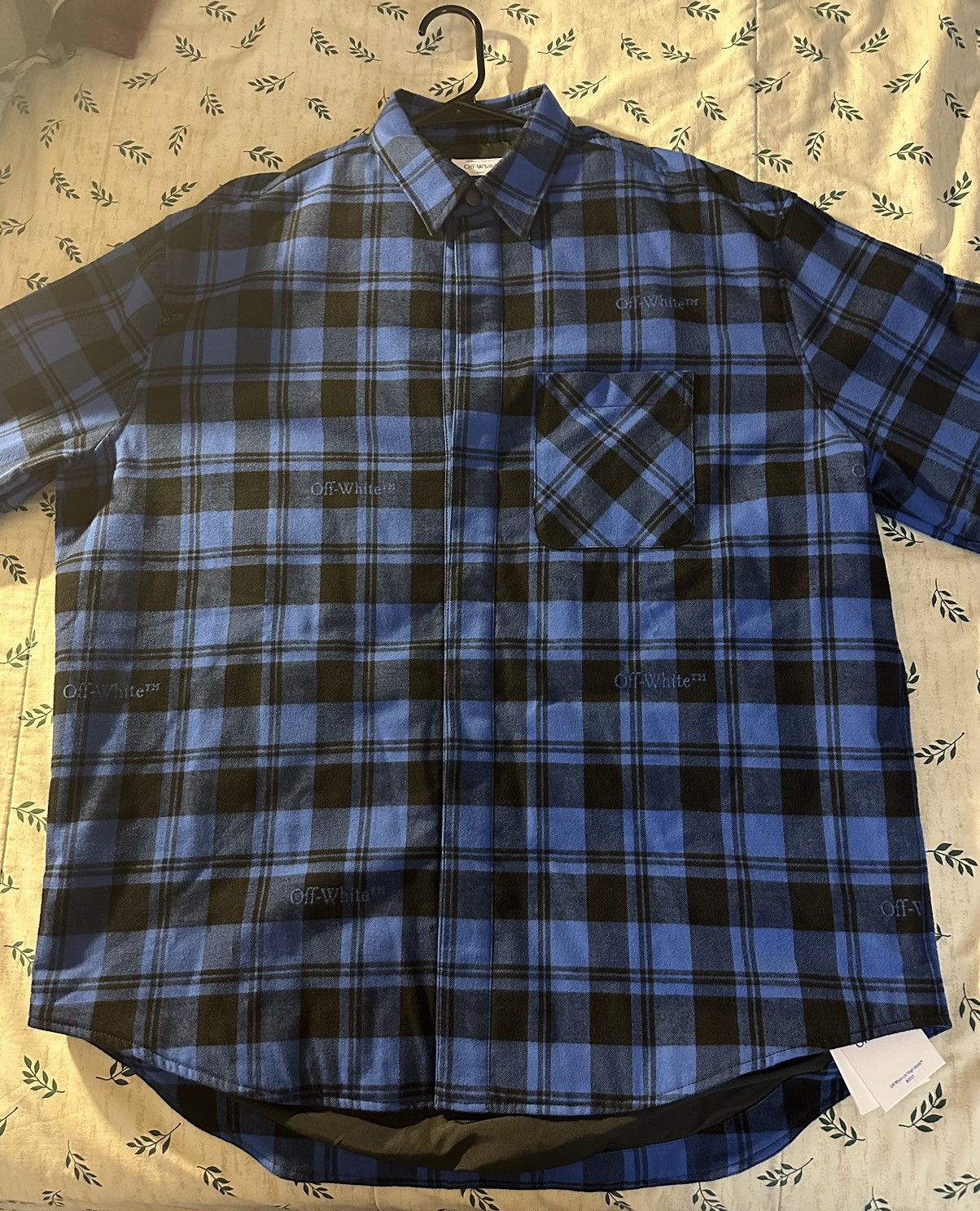 Off-White Off-White Men’s Plaid Shirt Size US M / EU 48-50 / 2 - 2 Thumbnail