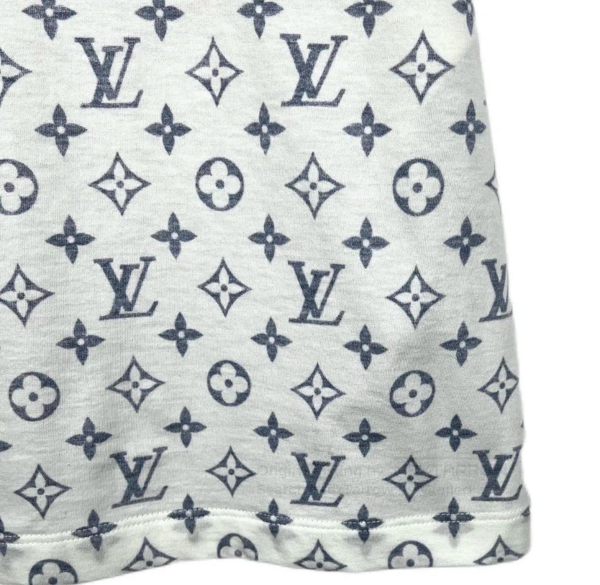 Louis Vuitton White Short Sleeve Patterned T-Shirt. Size US L / EU 52-54 / 3 - 7 Thumbnail