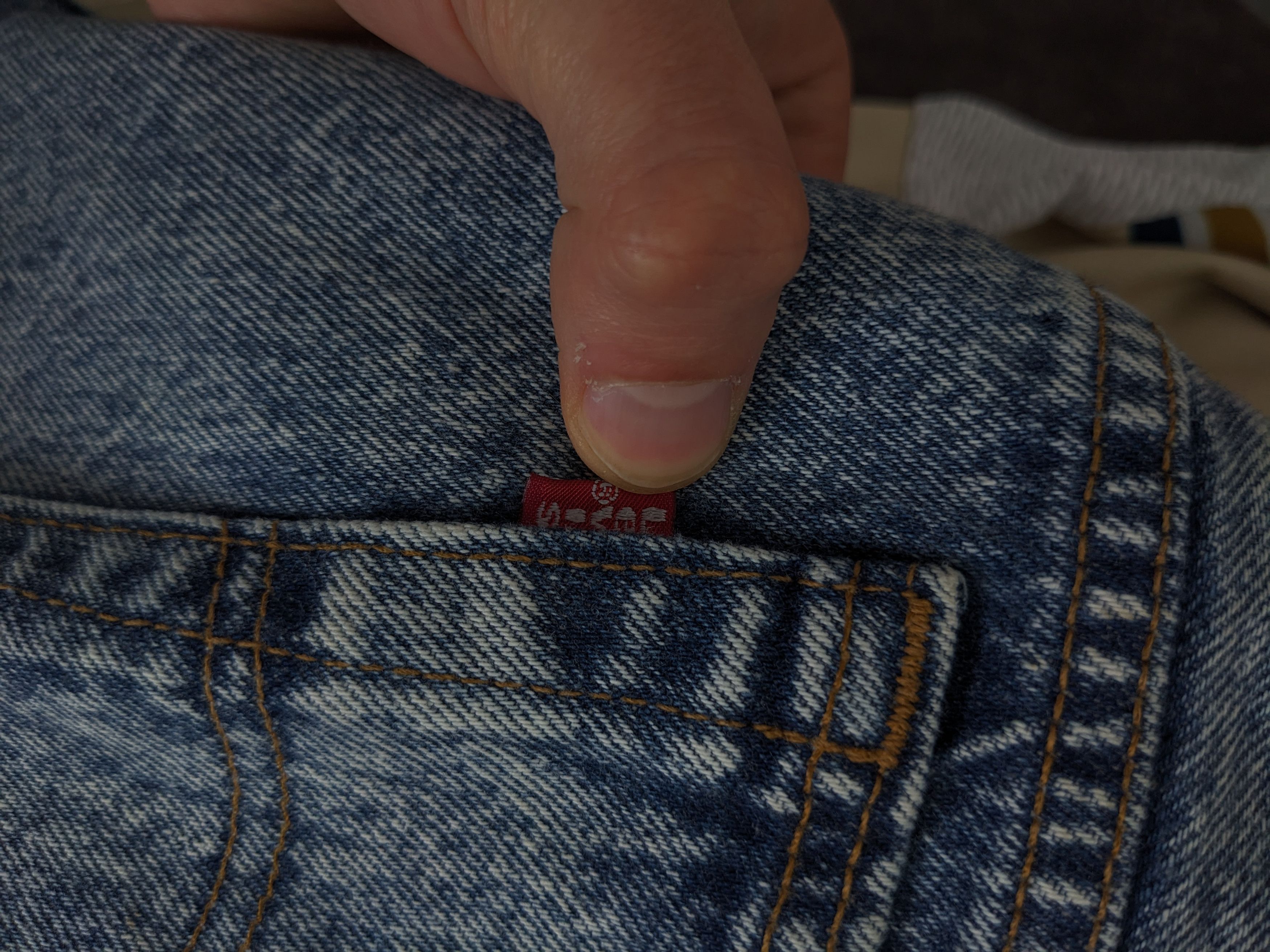 Levi's × Vintage Levi's 501 90s Vintage Rare Jeans Denim USA Made Washed W 42 Size US 42 / EU 58 - 11 Thumbnail