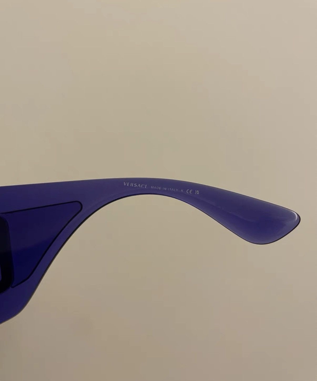 Versace Versace Shield Shape Frame Sunglasses Size ONE SIZE - 4 Thumbnail