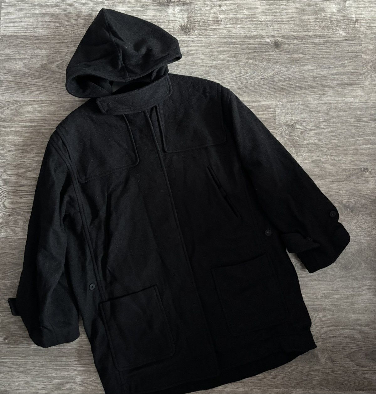 Acne Studios Acne Studios PAW11 Fana Wool Duffle Coat Jacket Size XS / US 0-2 / IT 36-38 - 2 Thumbnail