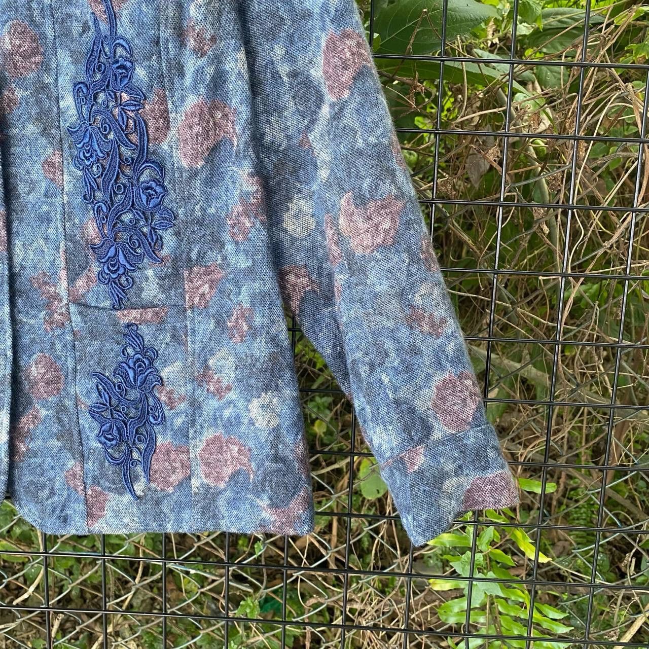 Flower Mountain × Japanese Brand × Vintage Vintage Flower Motive Button Up Coat Size M / US 6-8 / IT 42-44 - 5 Thumbnail