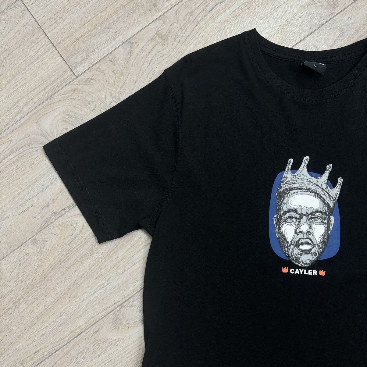 Cayler and Sons Biggie Smalls Notorious B.I.G. Portrait Rap Black Tee Size US L / EU 52-54 / 3 - 4 Thumbnail