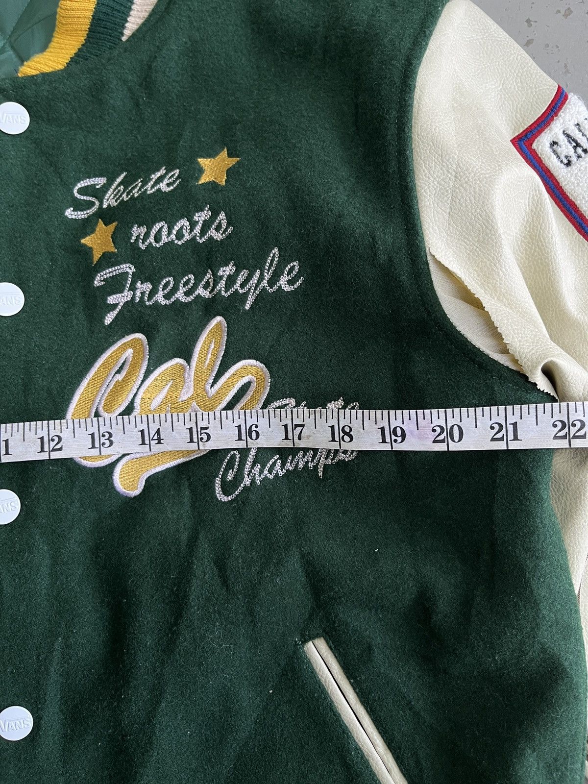 Vans Vintage 90's Vans California Skate Roots Varsity Jacket Size US M / EU 48-50 / 2 - 13 Thumbnail