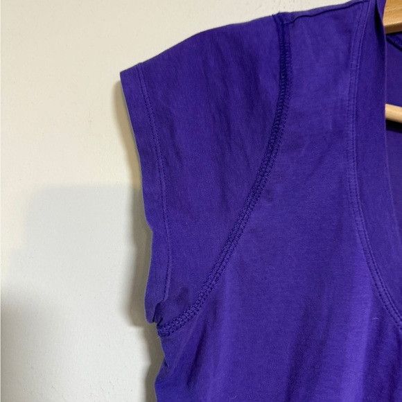 Theory Theory Women’s Scoop Neck Short Sleeve T-Shirt Purple Size L Size L / US 10 / IT 46 - 4 Thumbnail