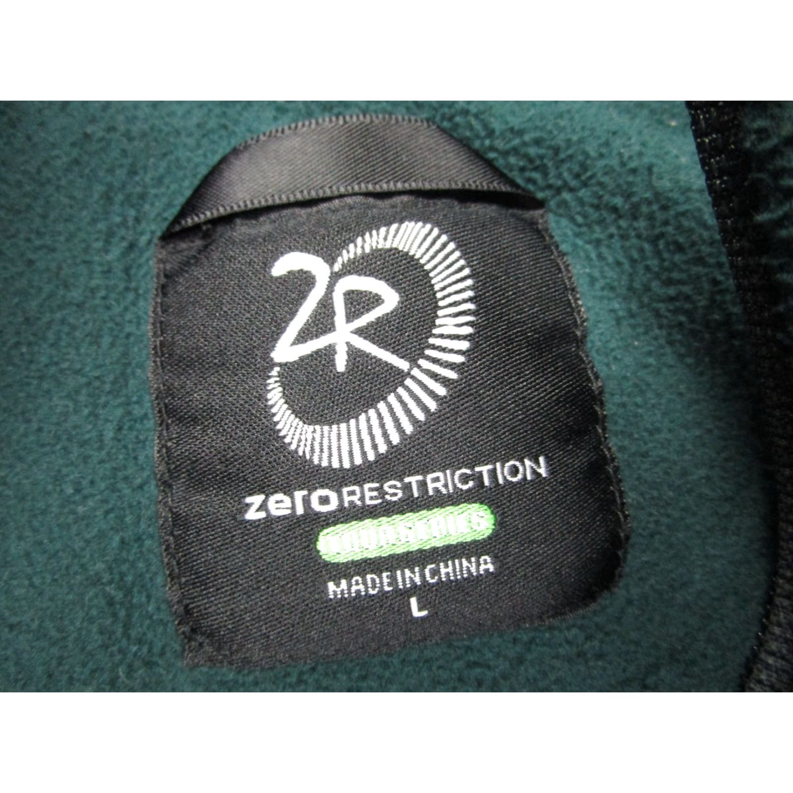 Vintage Zero Restriction Mens Sweater L Green Fleece Mock Neck 1/4 Zip Pullover Adult Large Green 1/4 Zip Pullover Mens Size US L / EU 52-54 / 3 - 4 Thumbnail
