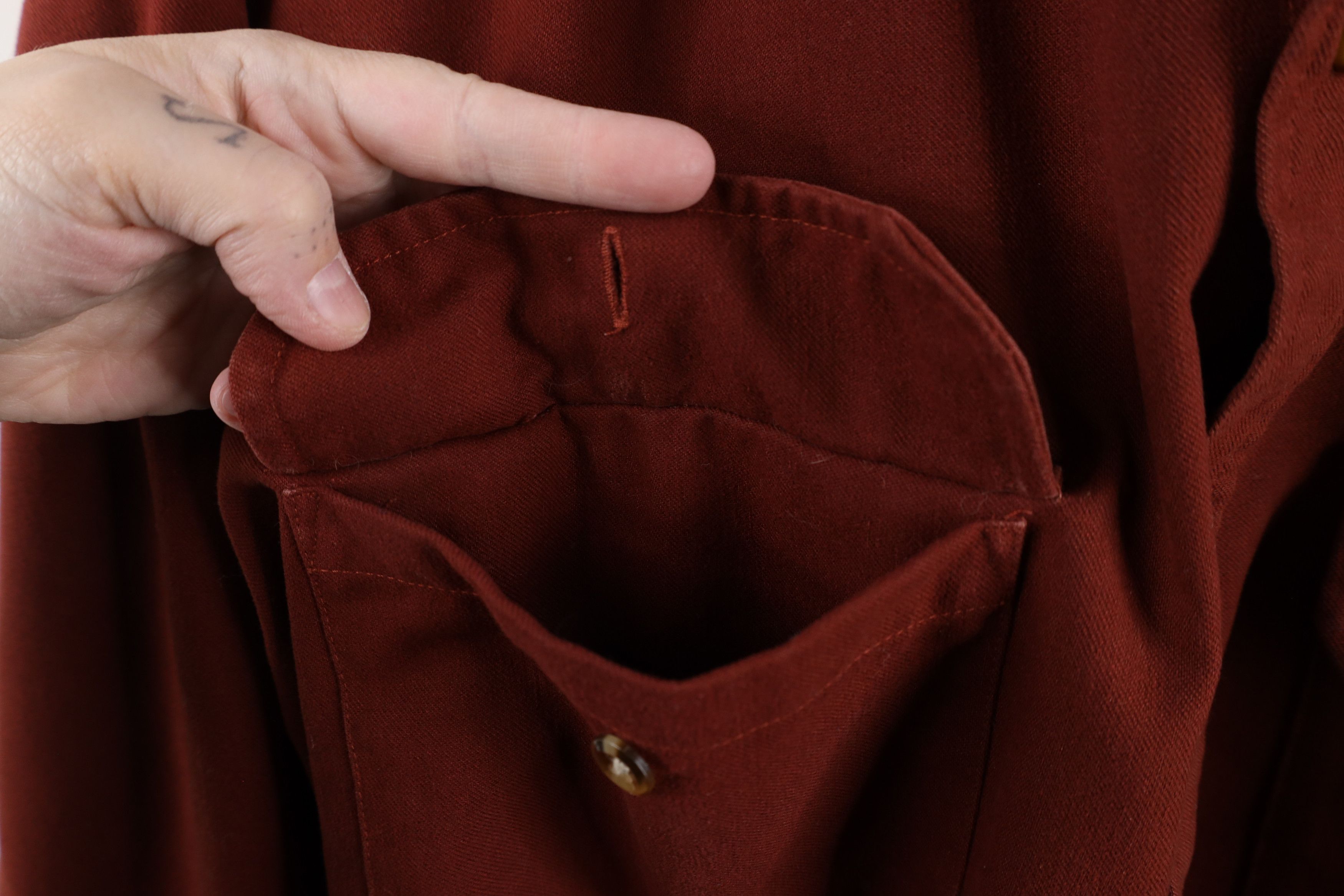 Cabelas × Vintage Vintage 90s Cabelas Heavyweight Collared Button Shirt Red Size US XXL / EU 58 / 5 - 6 Thumbnail