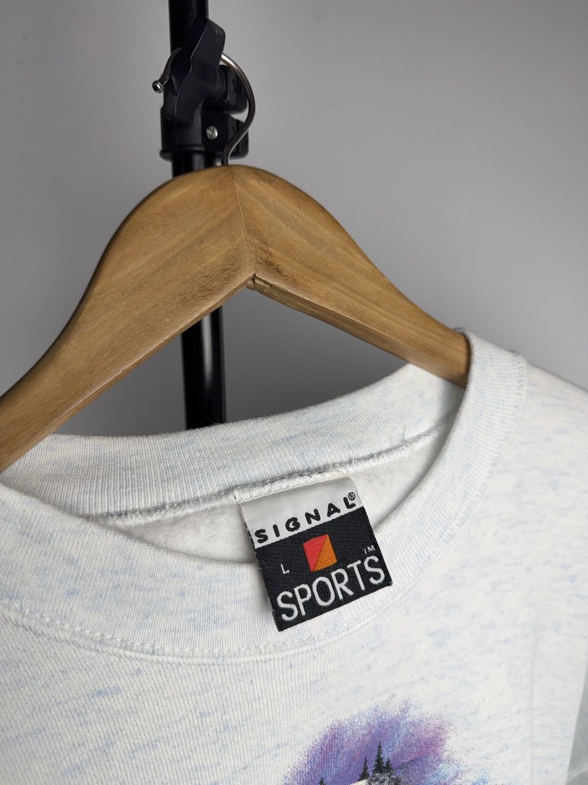 Habitat Vintage Retro 1994 USA Wildlife Animal Graphic Sweatshirt Size US L / EU 52-54 / 3 - 11 Thumbnail