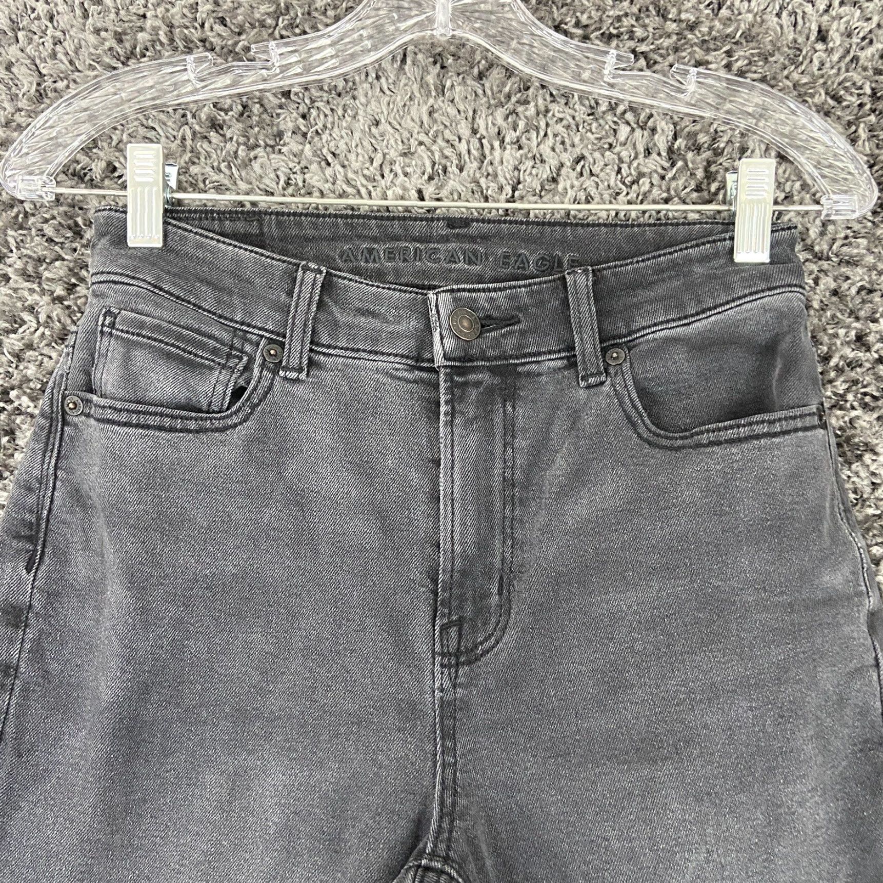 American Eagle Outfitters American Eagle Jean Women’s 0 Regular Black Stretch Mom Size 25" / US 0 / IT 36 - 3 Thumbnail