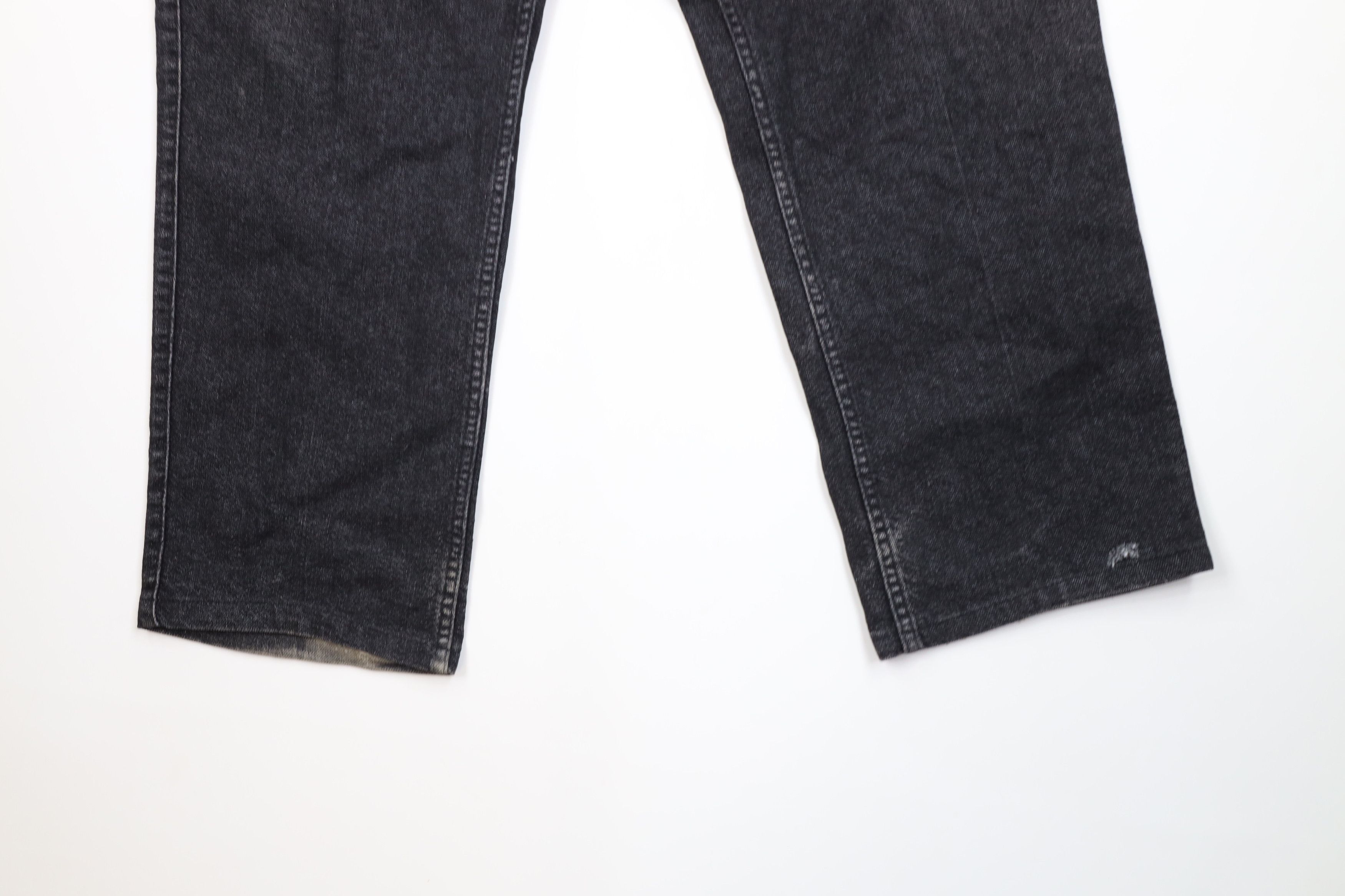 Levi's Vintage 90s Levis Relaxed Fit Denim Jeans Black USA Size US 40 / EU 56 - 4 Thumbnail
