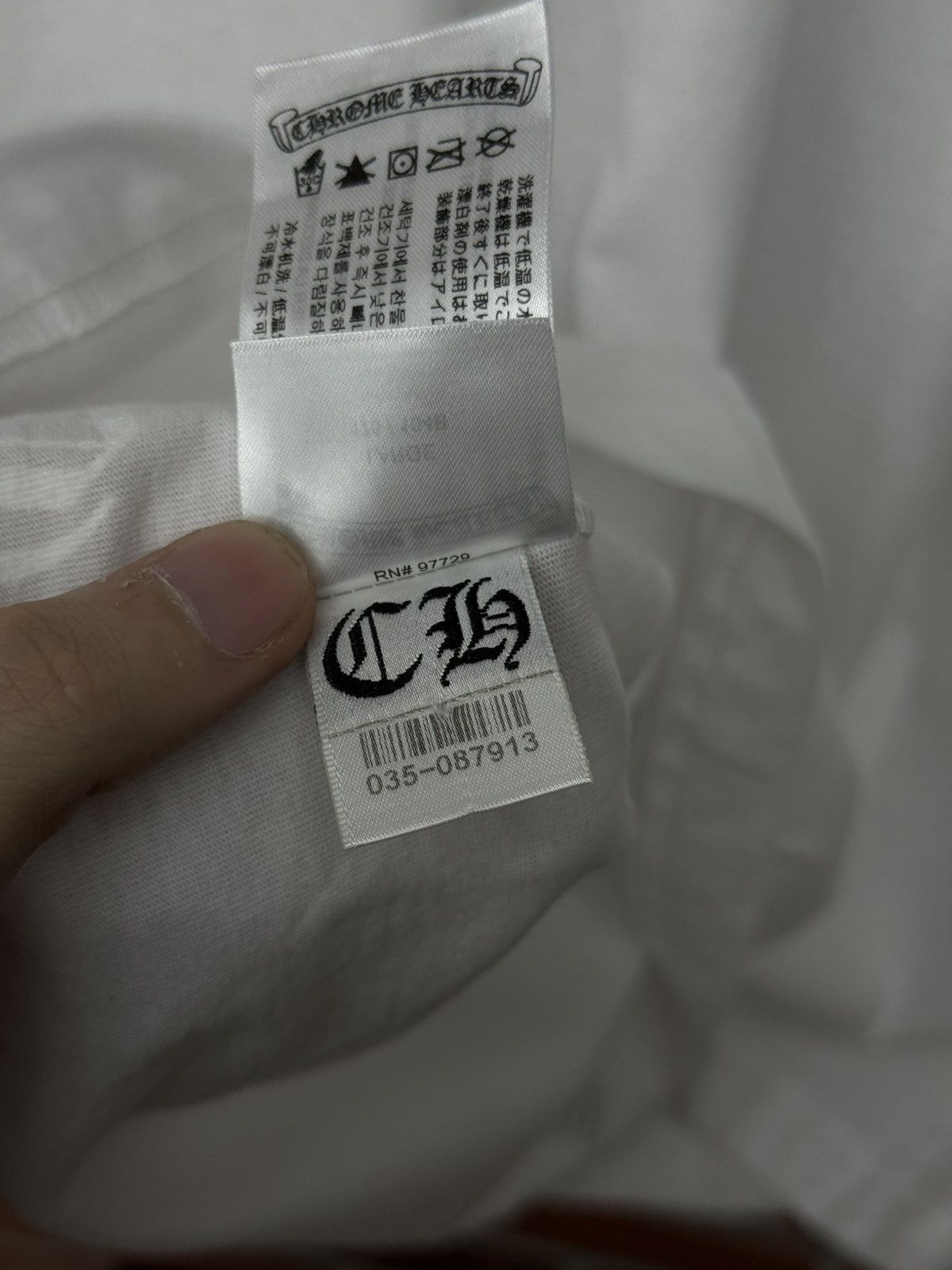 Chrome Hearts Chrome Hearts Long Sleeve Size Large (NEW) White Size US L / EU 52-54 / 3 - 11 Thumbnail