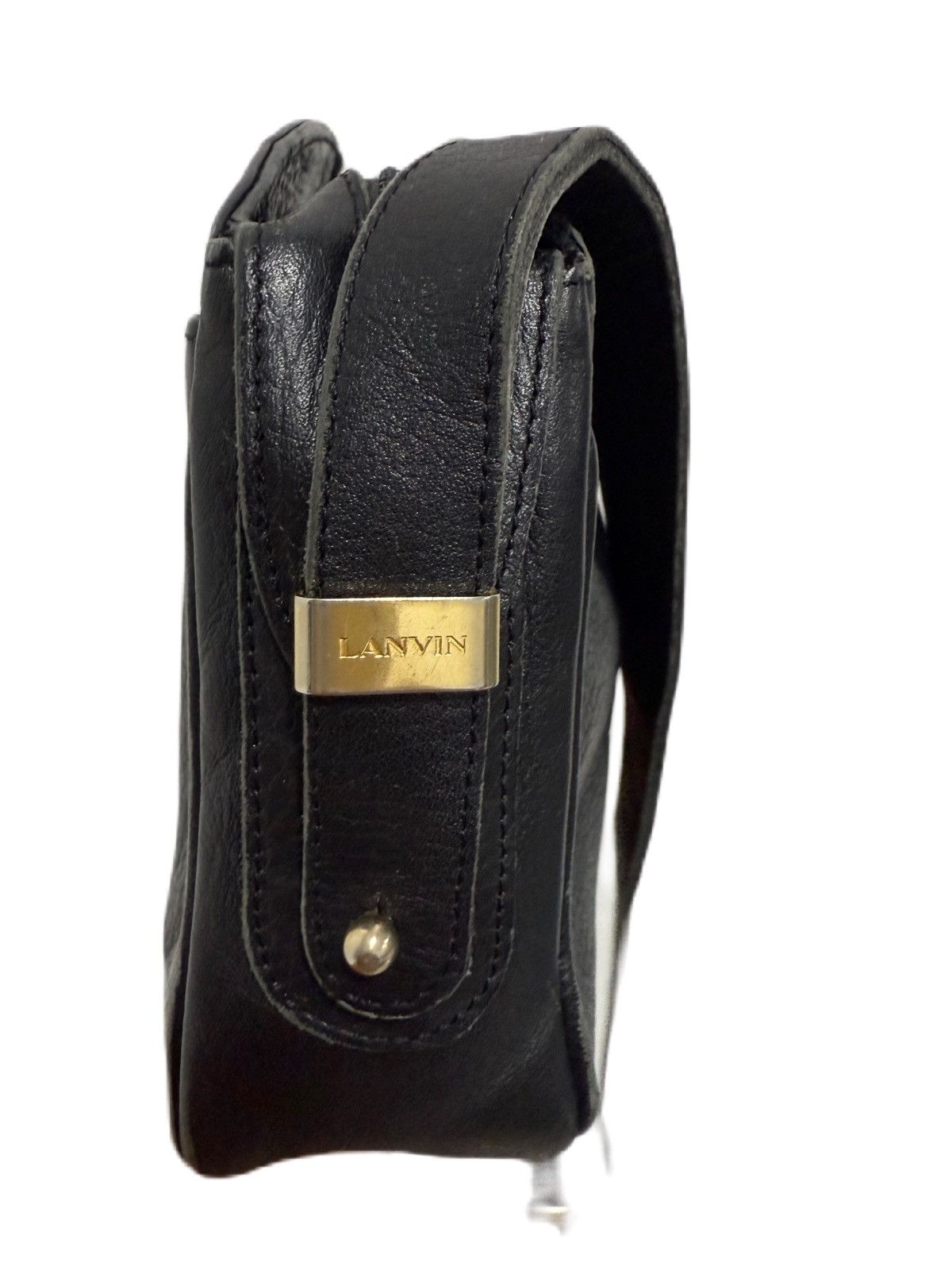 Lanvin Vintage Lanvin Soft Leather Sling Bag Made in Japan Size ONE SIZE - 6 Thumbnail