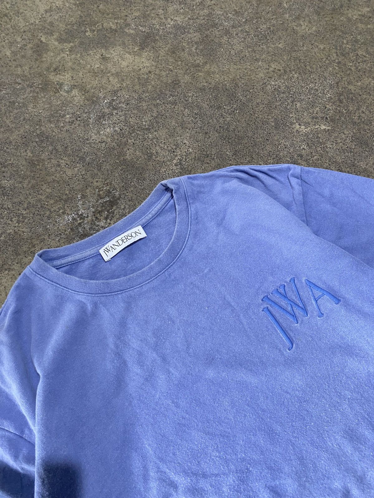 JW Anderson J.W.Anderson Denime Blue Short Sleeve T-Shirt Size US M / EU 48-50 / 2 - 3 Thumbnail