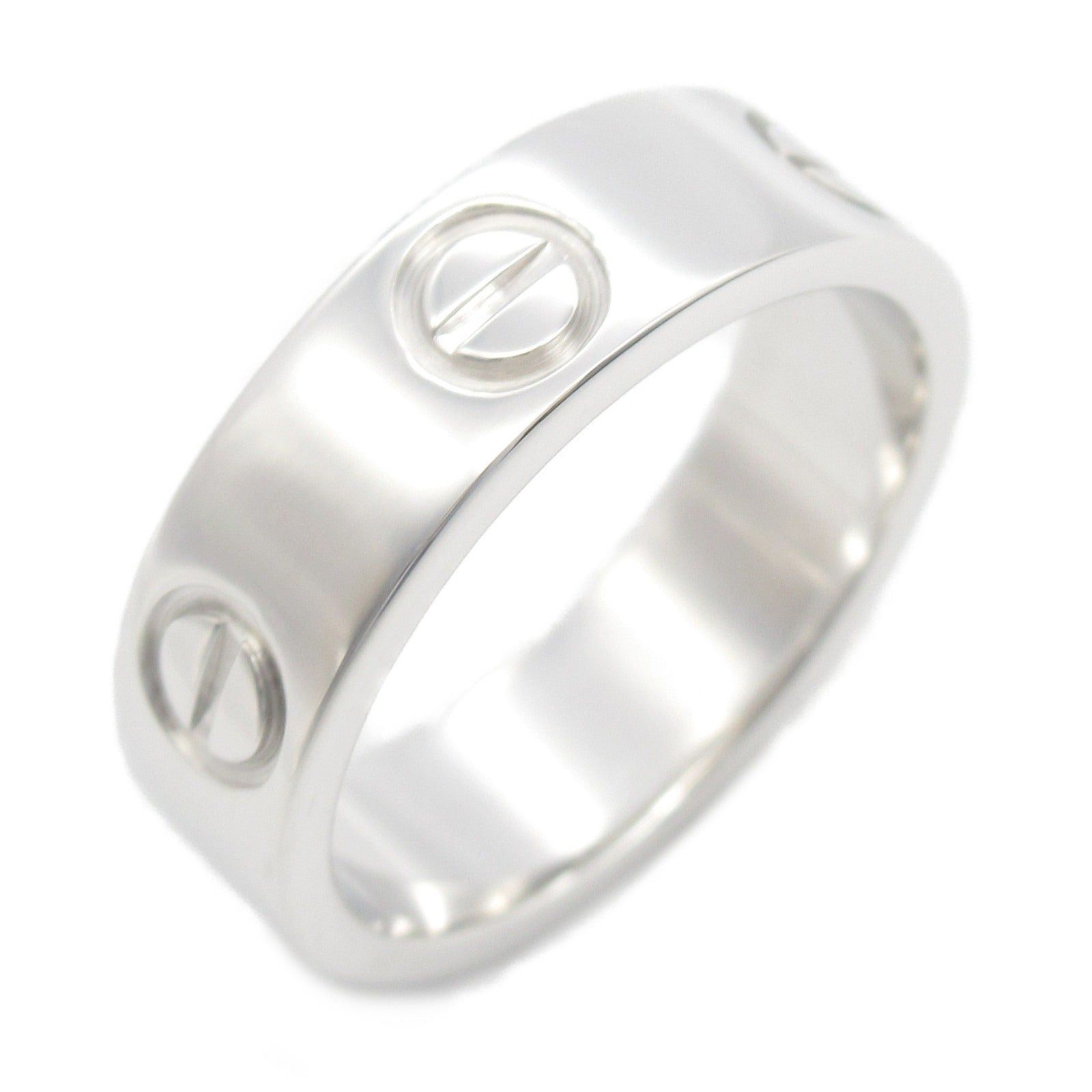 Cartier Cartier Love Ring K18Wg (White Gold) Silver Size ONE SIZE - 1 Thumbnail