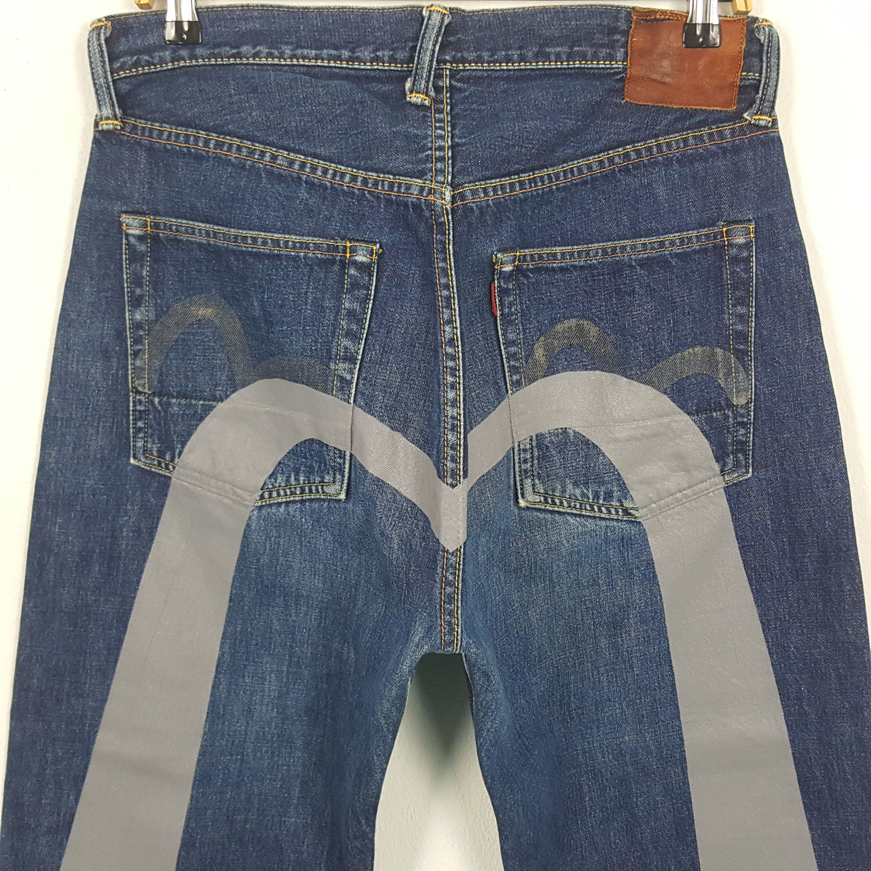 Evisu Vintage Evisu Japanese Brand Daicock Custom Art Denim Jeans Size US 31 - 2 Thumbnail