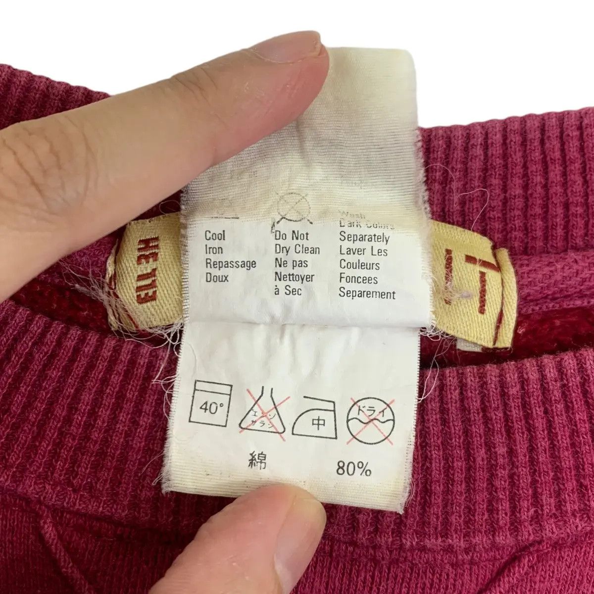 Esprit Vintage ESPRIT Embroidered Rainbow Logo Baggy Sweatshirt Size L / US 10 / IT 46 - 5 Thumbnail